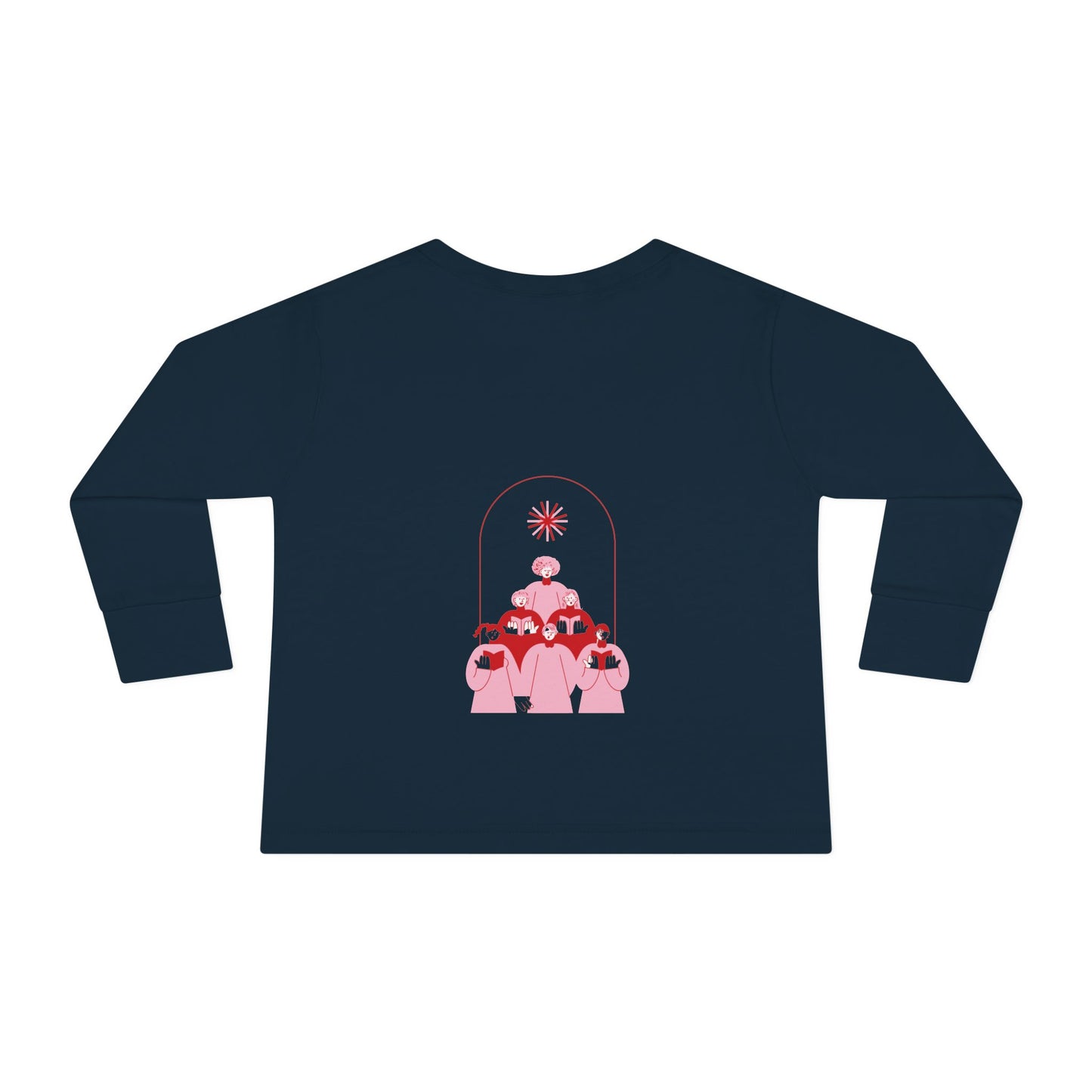 Cute Toddler Long Sleeve Tee ~ Christmas Carols