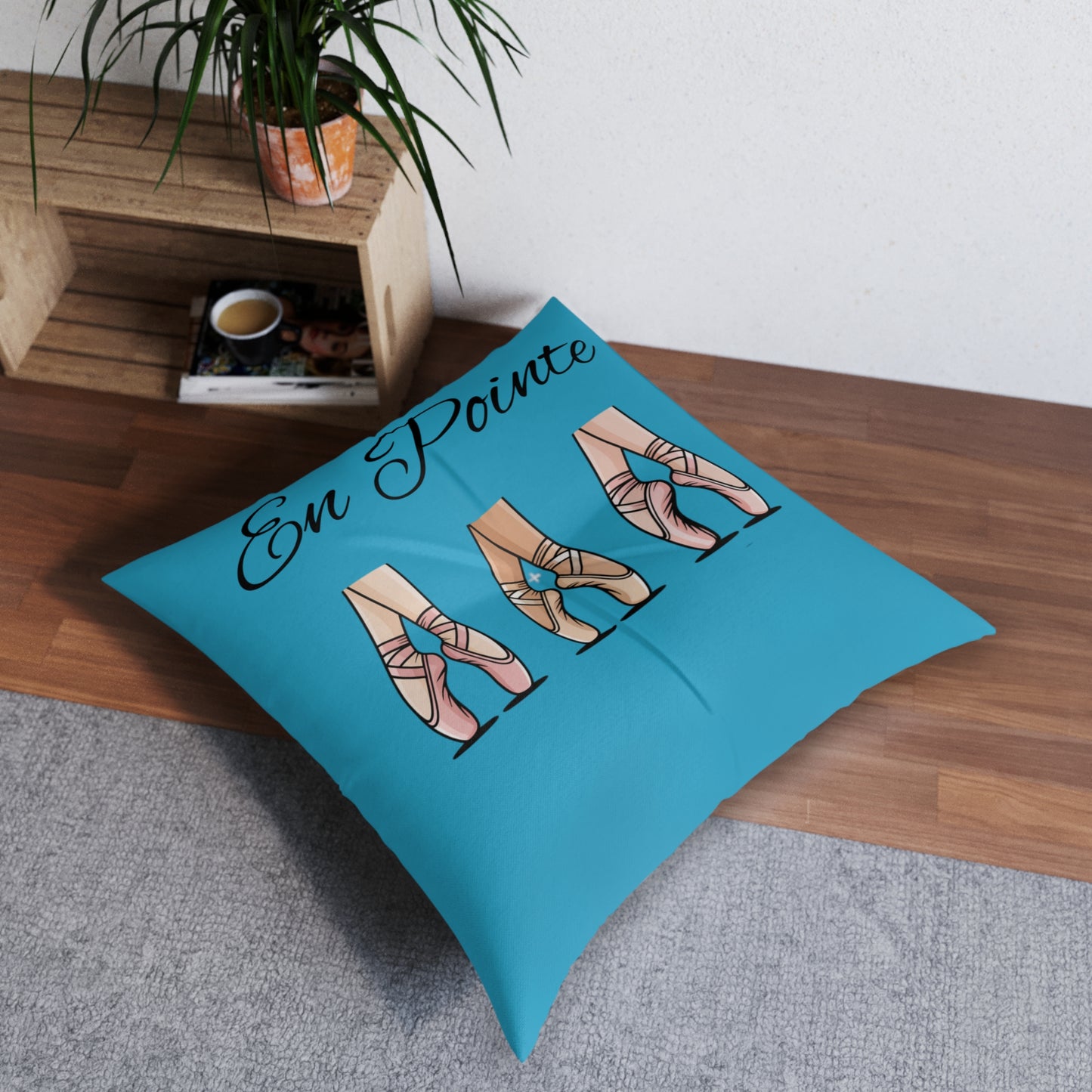 Tufted Floor Pillow~En Pointe