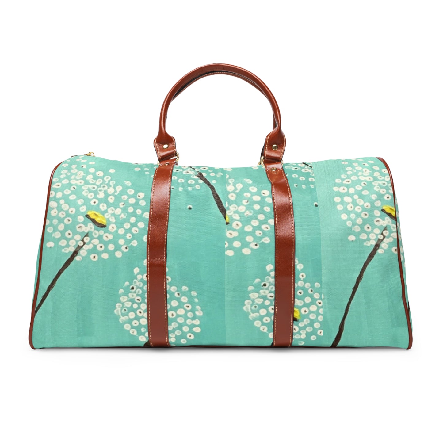Dance/Travel Bag-White Dandelions