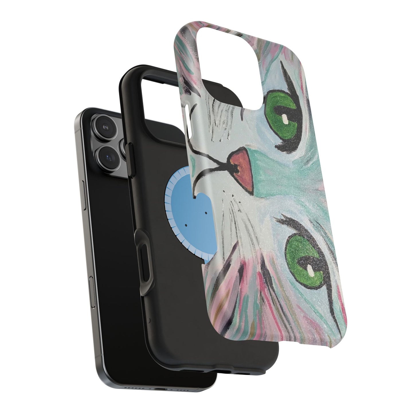 Magnetic Case-Green Eyed Cat