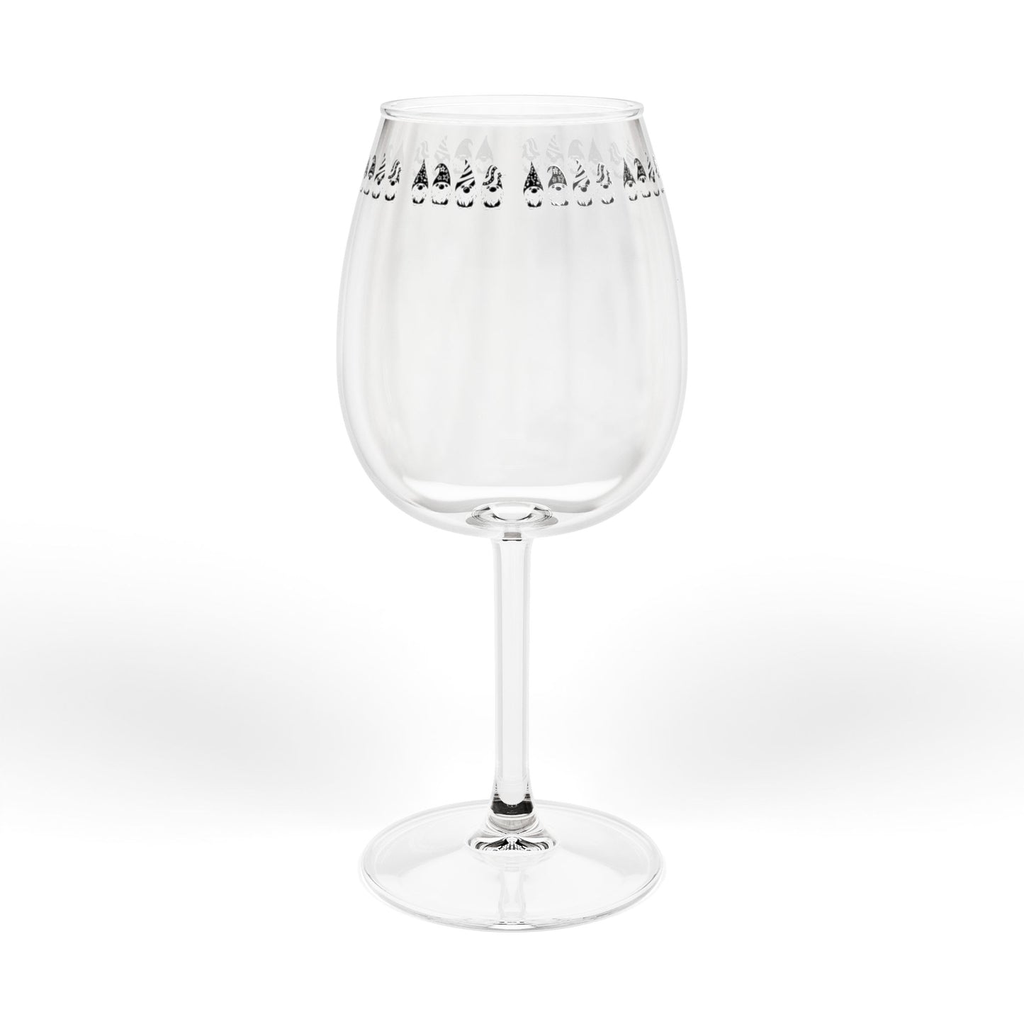 Wine Glass~"Chillin' With My Gnomies"