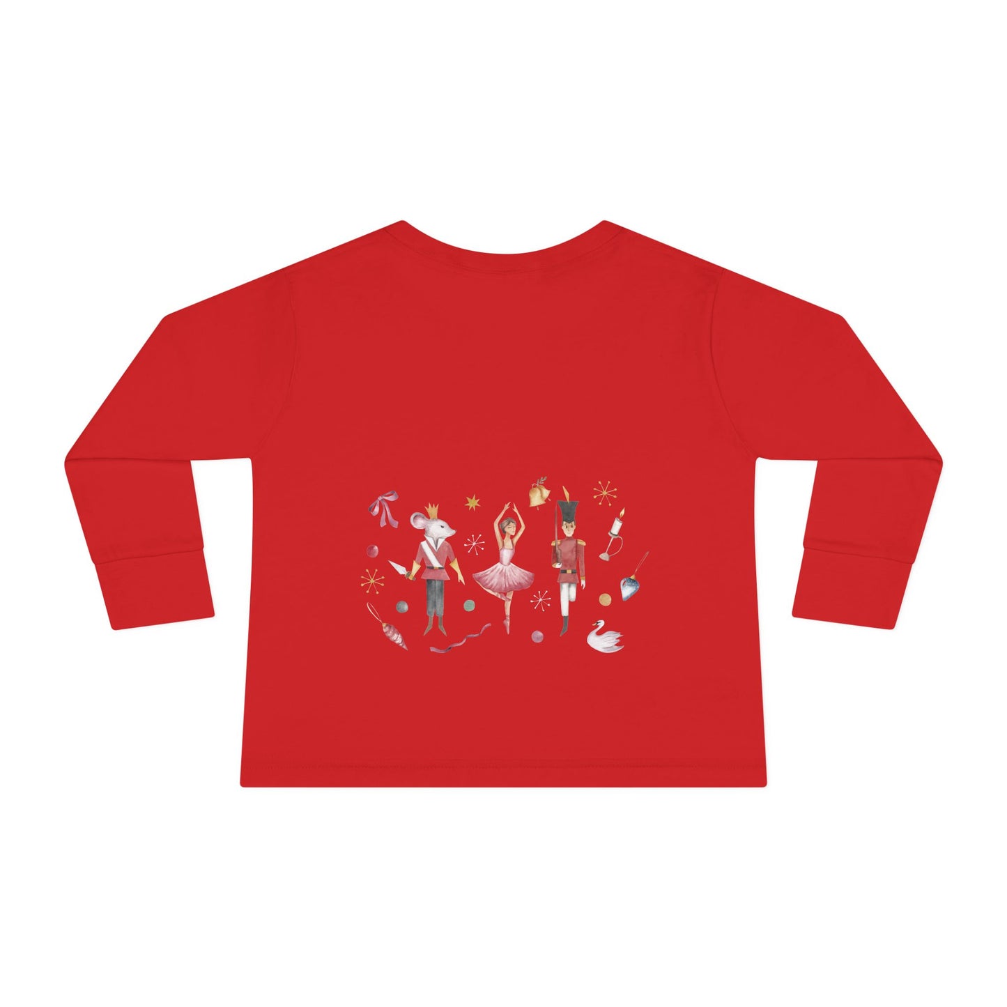 Cute Toddler Long Sleeve Tee ~ Nutcracker Ballet Graphic