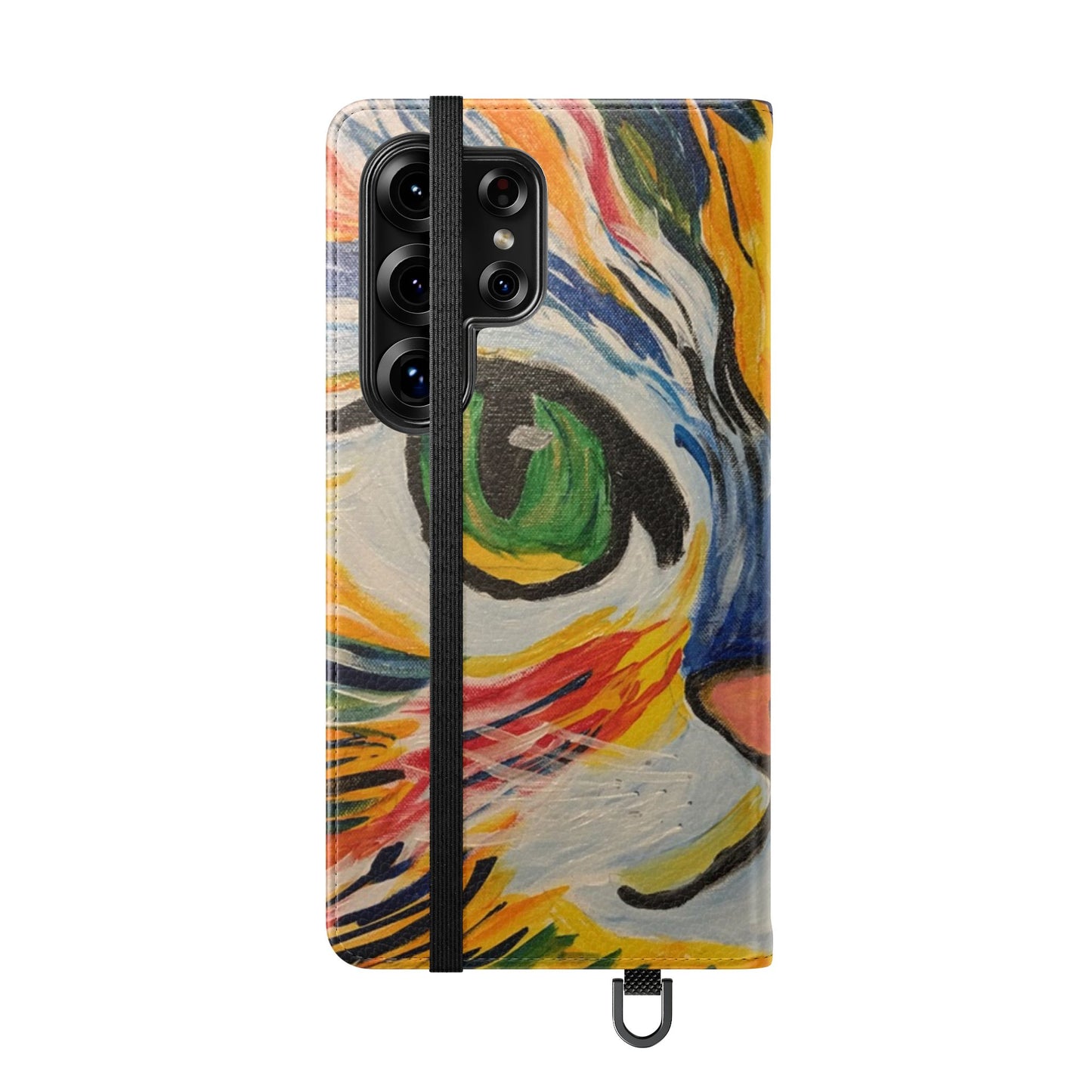 Hazel Eyed Cat Flip Case
