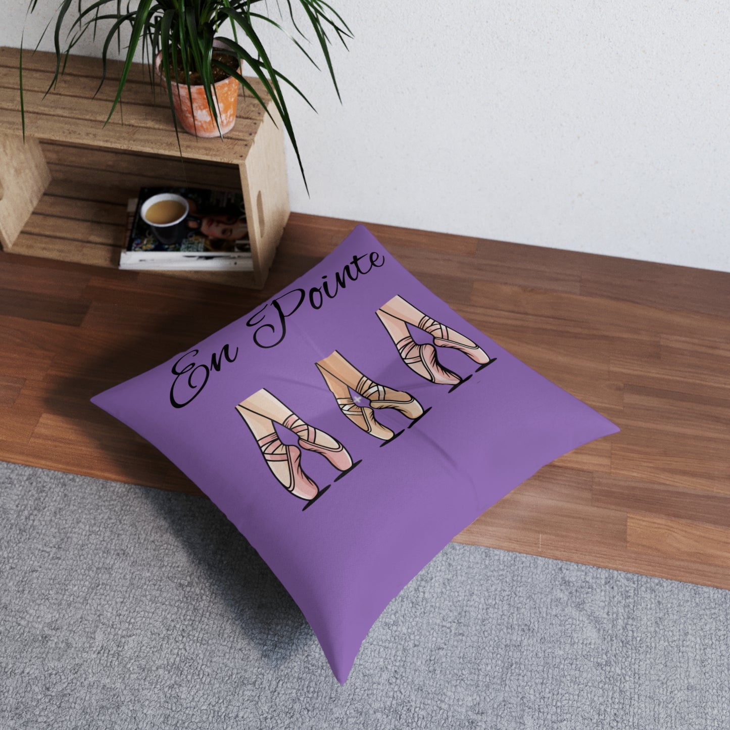 Tufted Floor Pillow~En Pointe