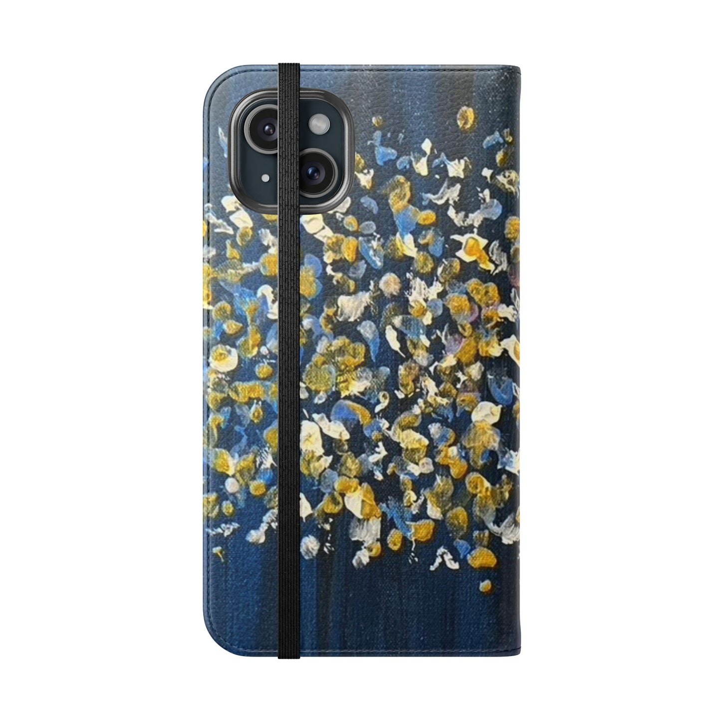 Flip Case-Blue Abstract