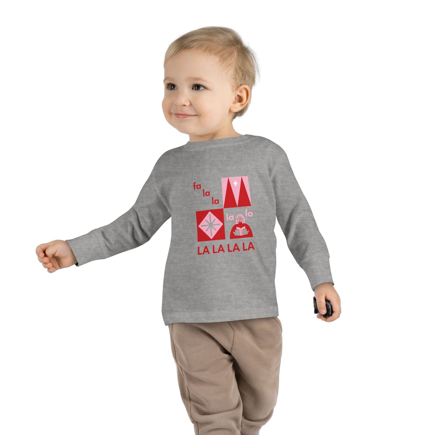 Cute Toddler Long Sleeve Tee ~ Christmas Carols