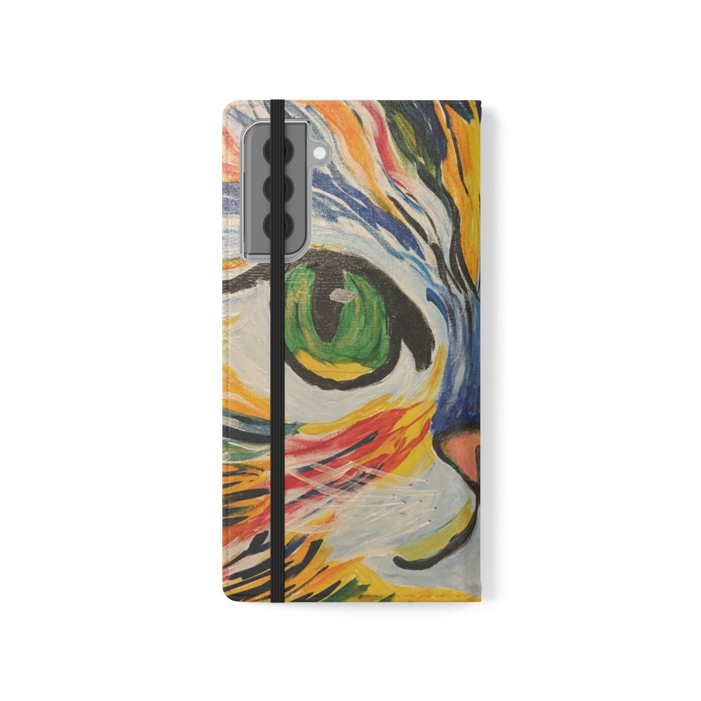 Flip Case-Hazel Eyed Cat