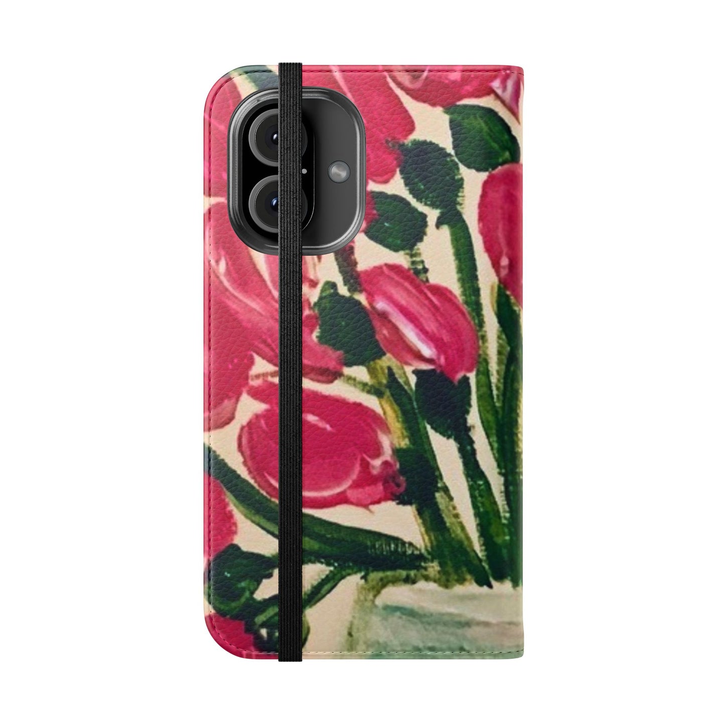 Flip Case-Pink Tulips