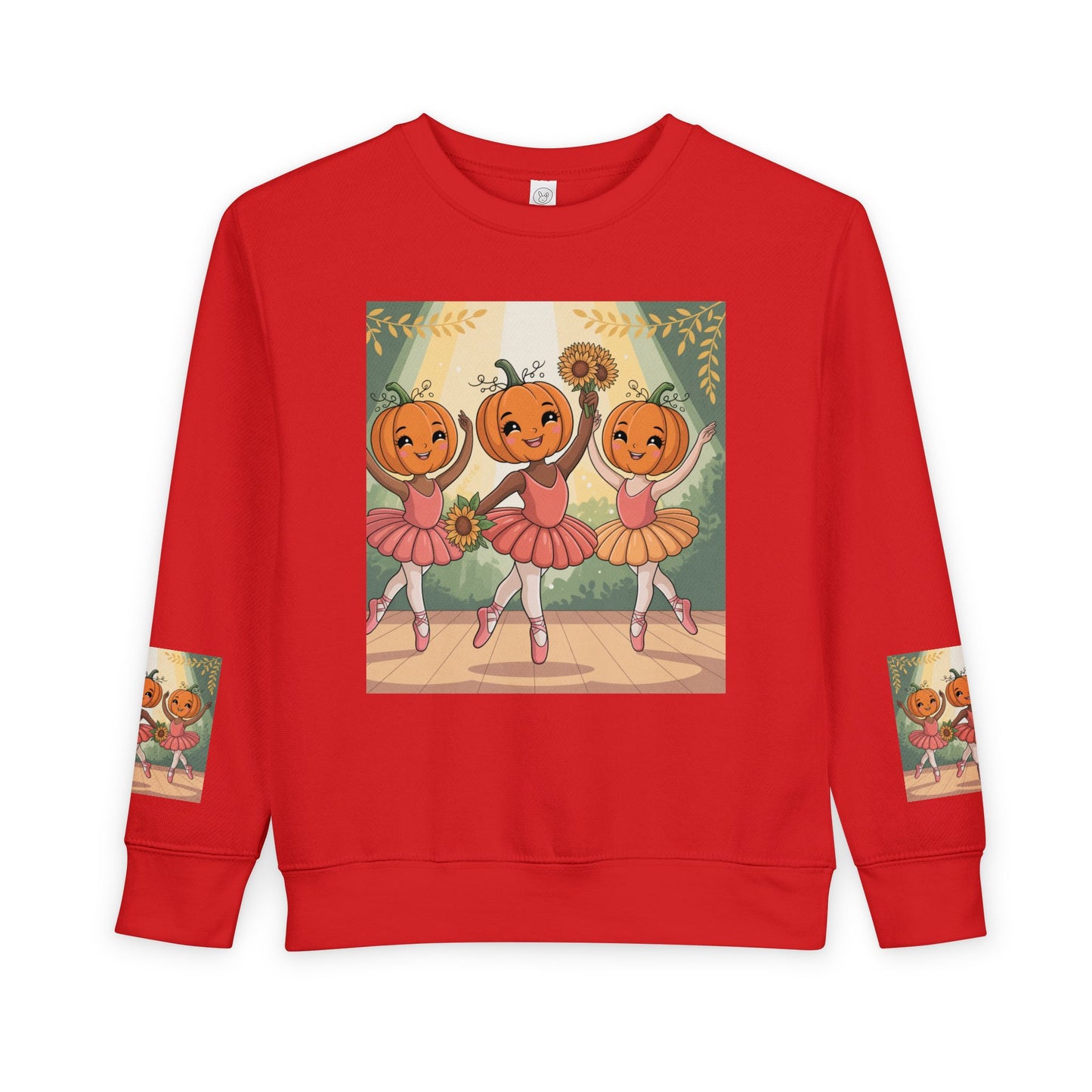 Pumpkin Ballet Toddler Sweatshirt
