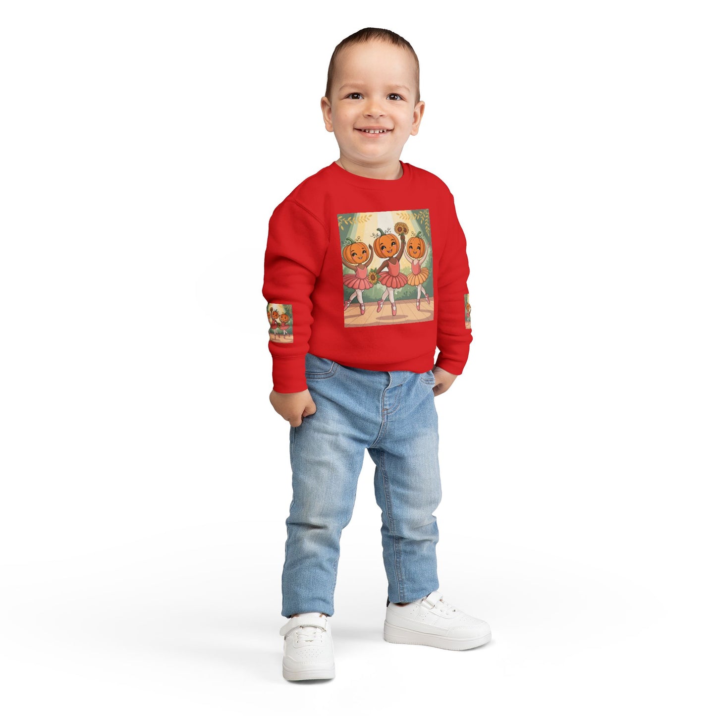 Pumpkin Ballet Toddler Sweatshirt