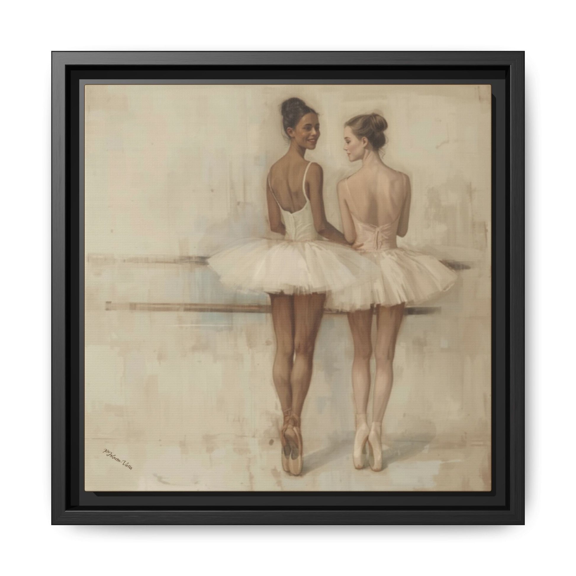 Framed Canvas Print~In the Same Light