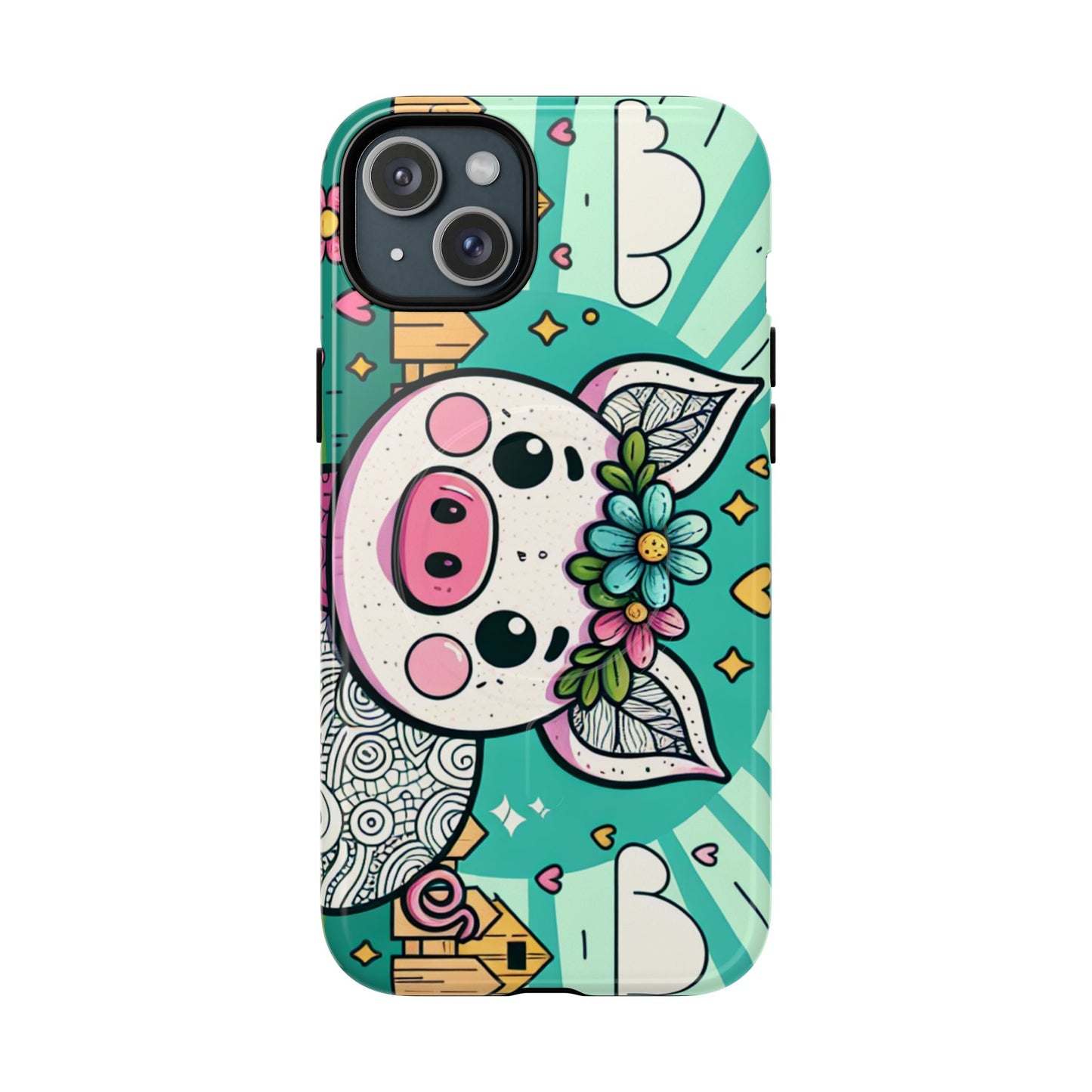 Magnetic Tough Case-Cute Pig Farm