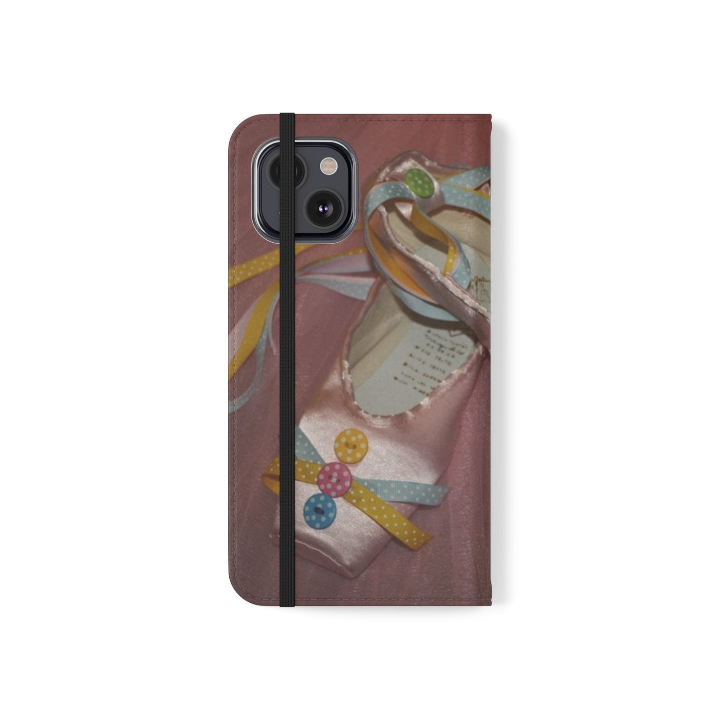 Buttons & Bows Design Flip Case