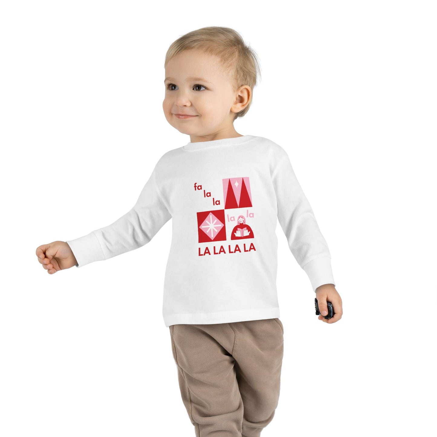 Cute Toddler Long Sleeve Tee ~ Christmas Carols