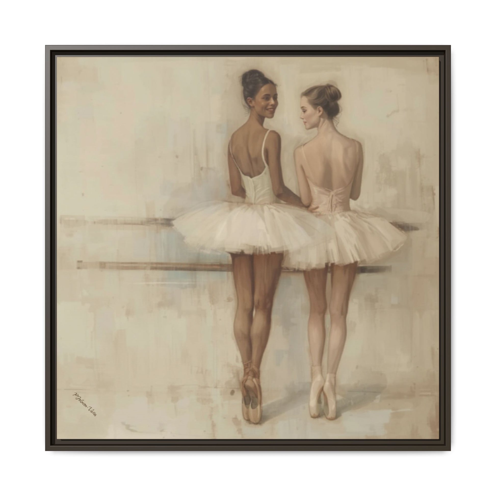 Framed Canvas Print~In the Same Light