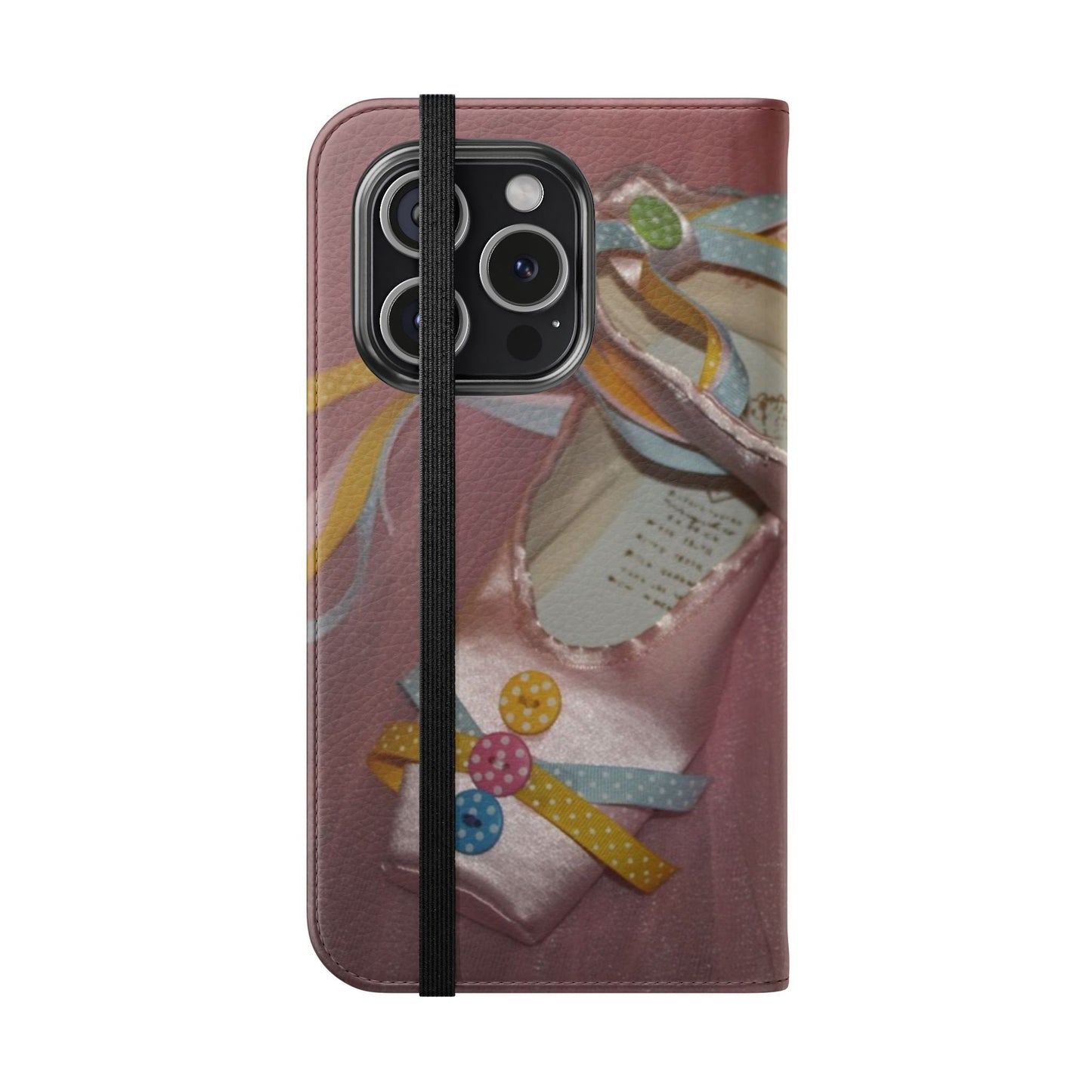 Buttons & Bows Design Flip Case