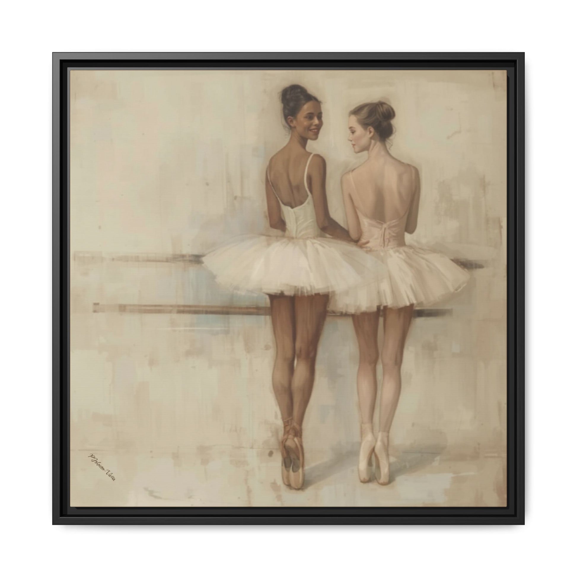 Framed Canvas Print~In the Same Light