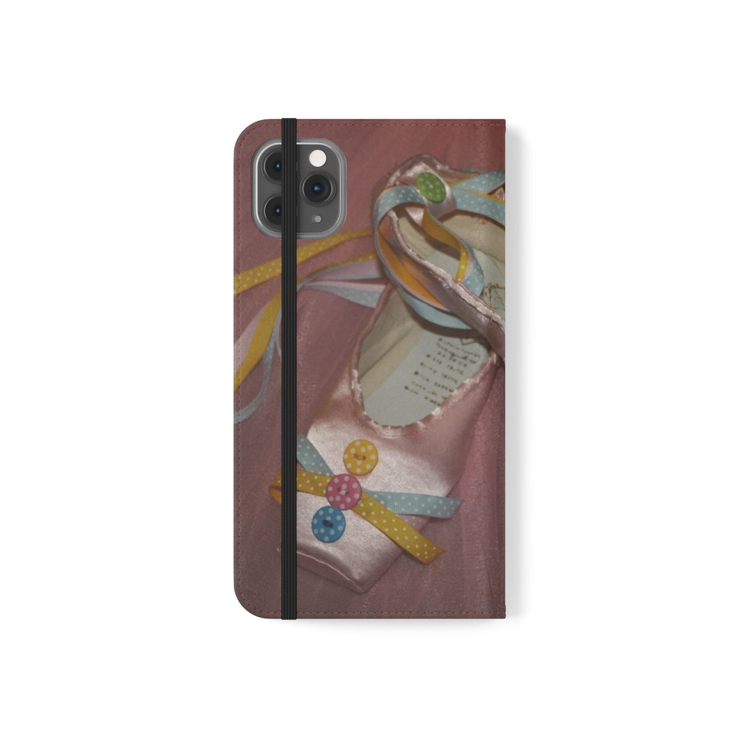 Buttons & Bows Design Flip Case
