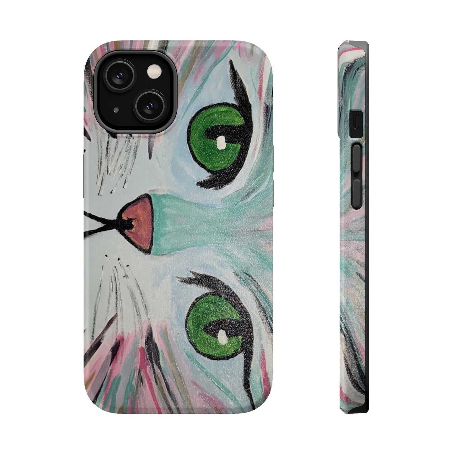 Magnetic Case-Green Eyed Cat