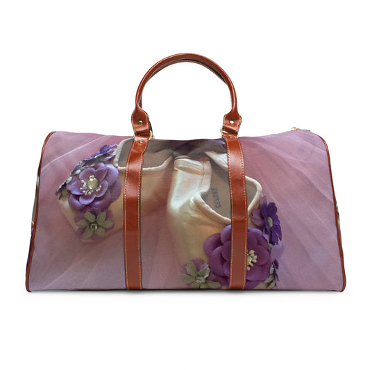 Dance/Travel Bag-African Violets & Pointe Shoes