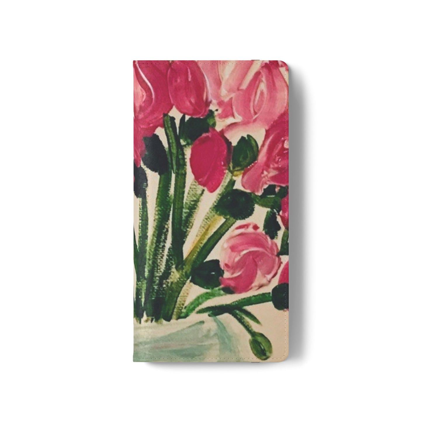 Flip Case-Pink Tulips