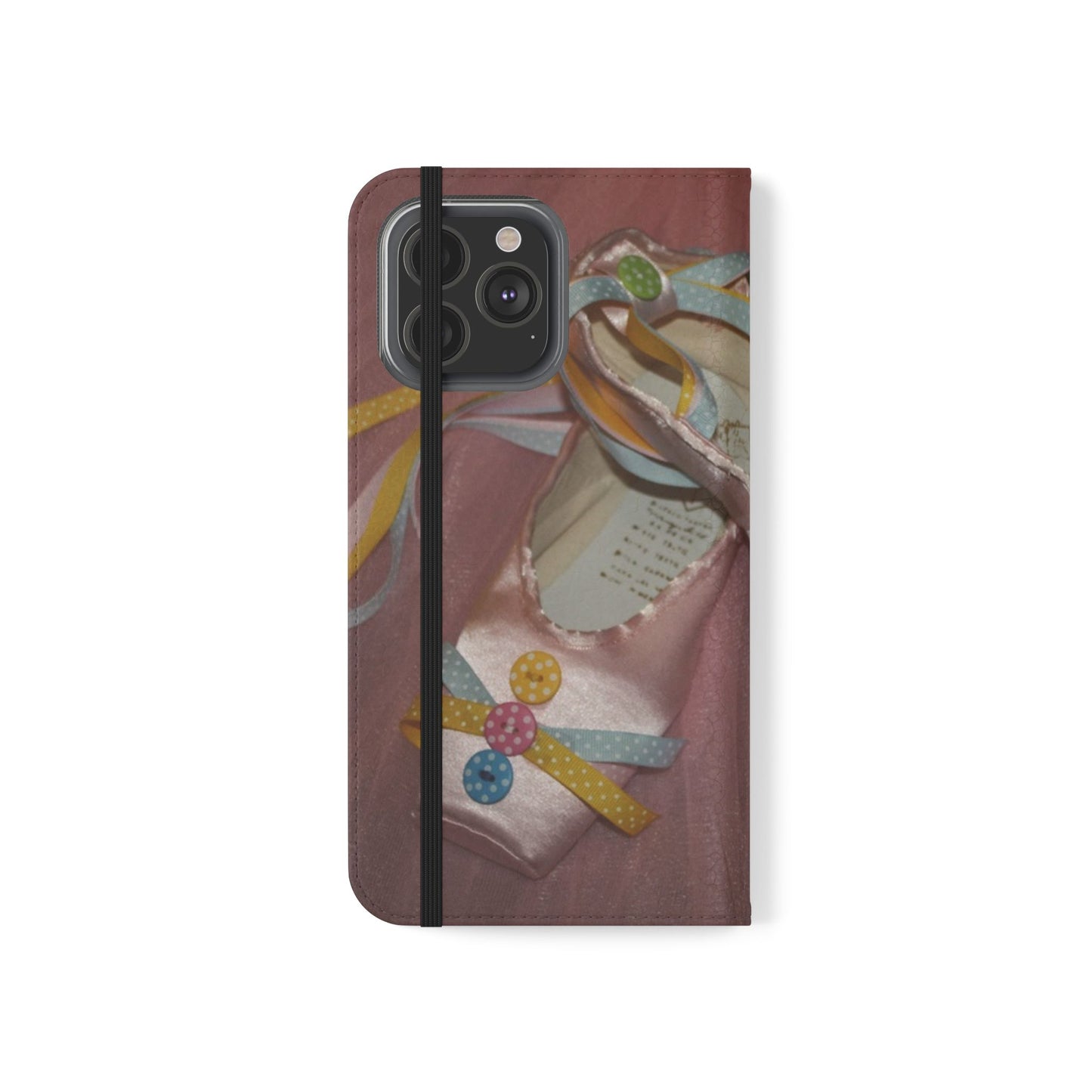 Buttons & Bows Design Flip Case