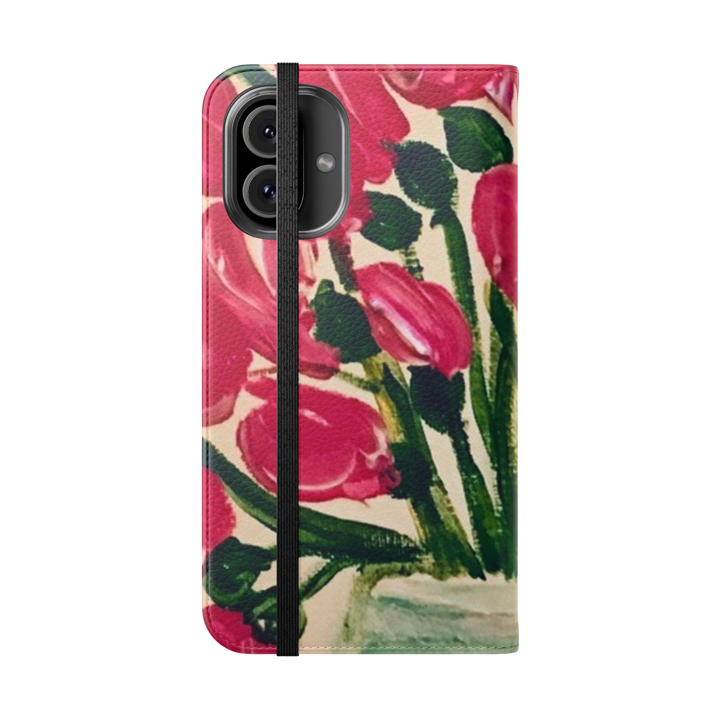 Flip Case-Pink Tulips