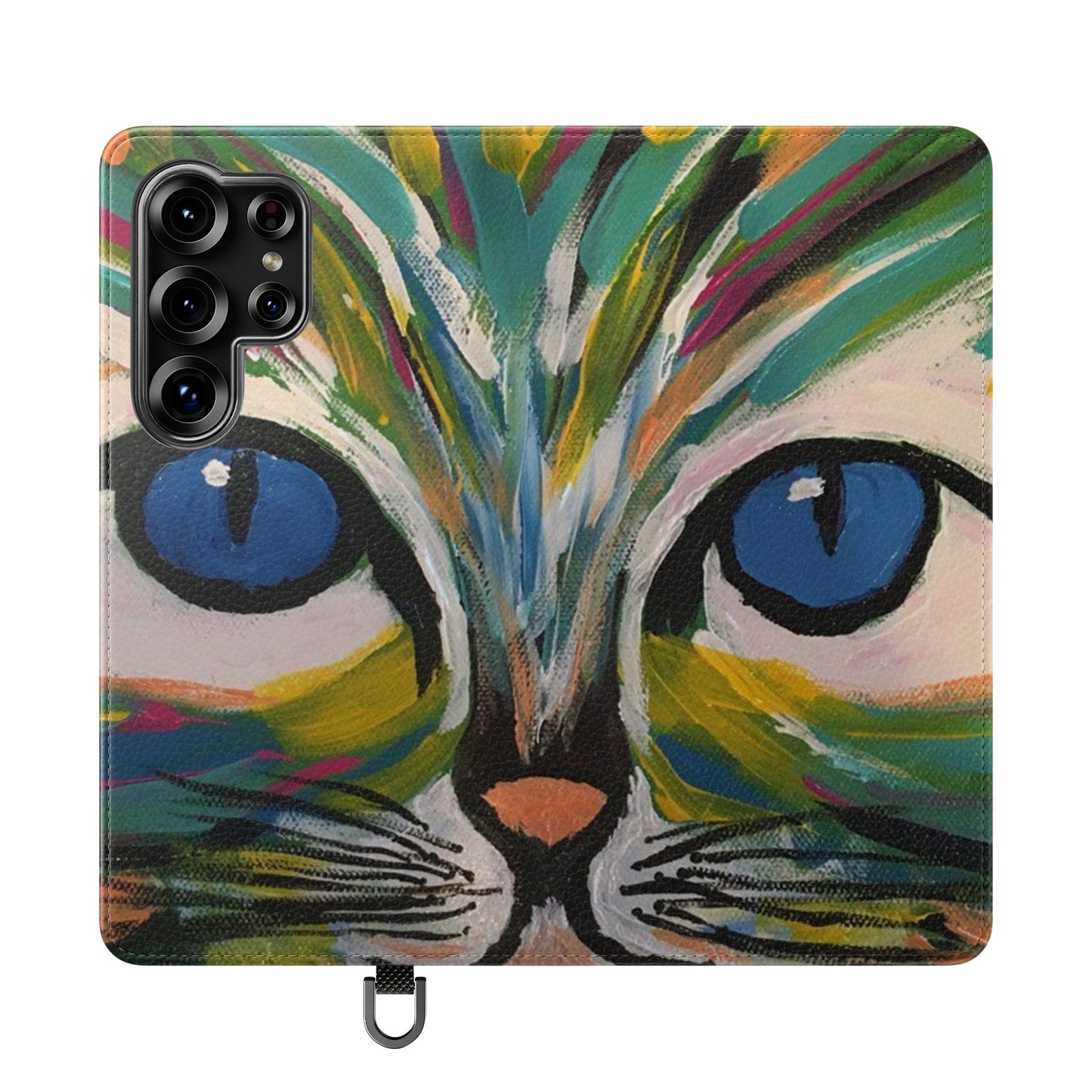 Flip Case-Blue Eyed Cat