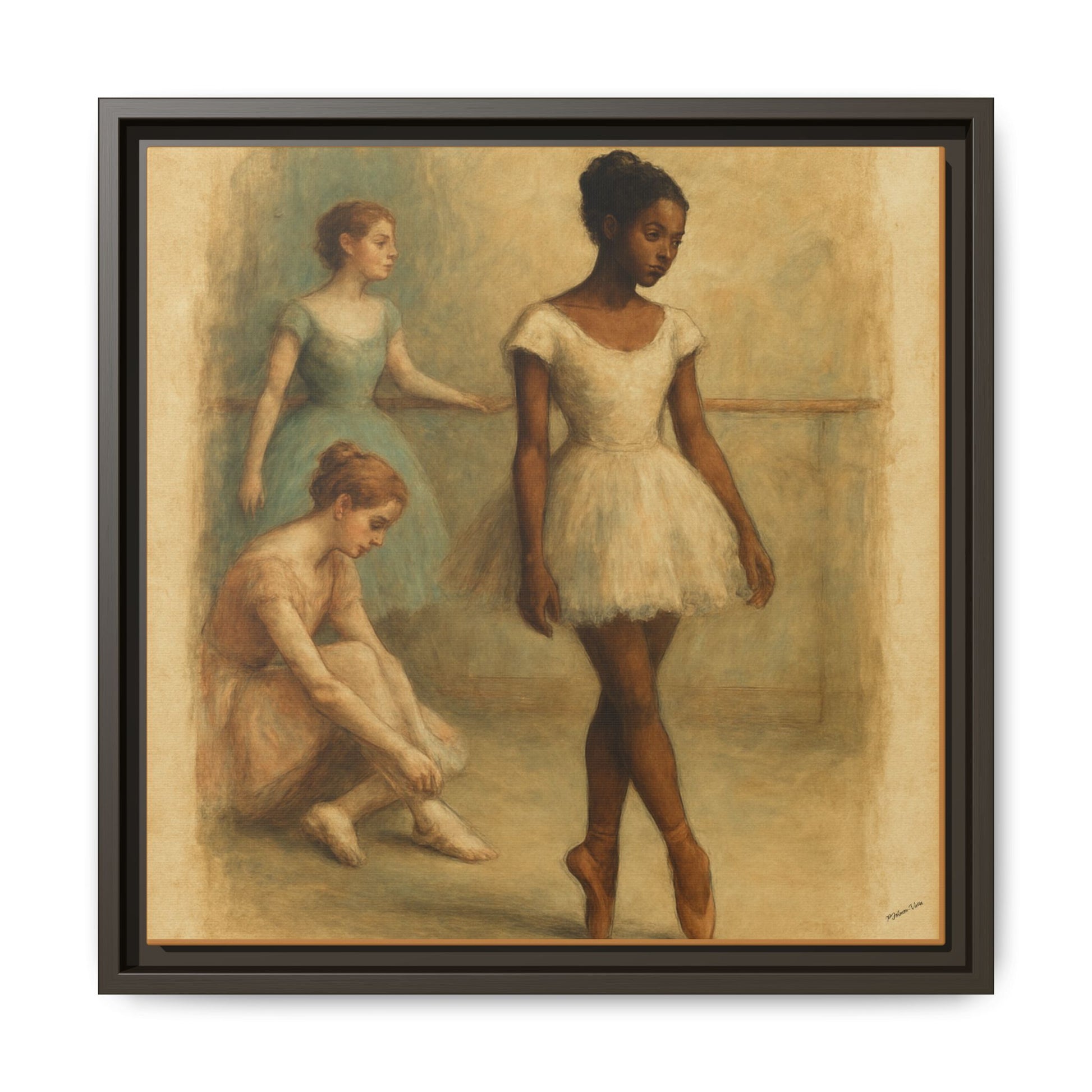 Framed Canvas Print~The Soloist