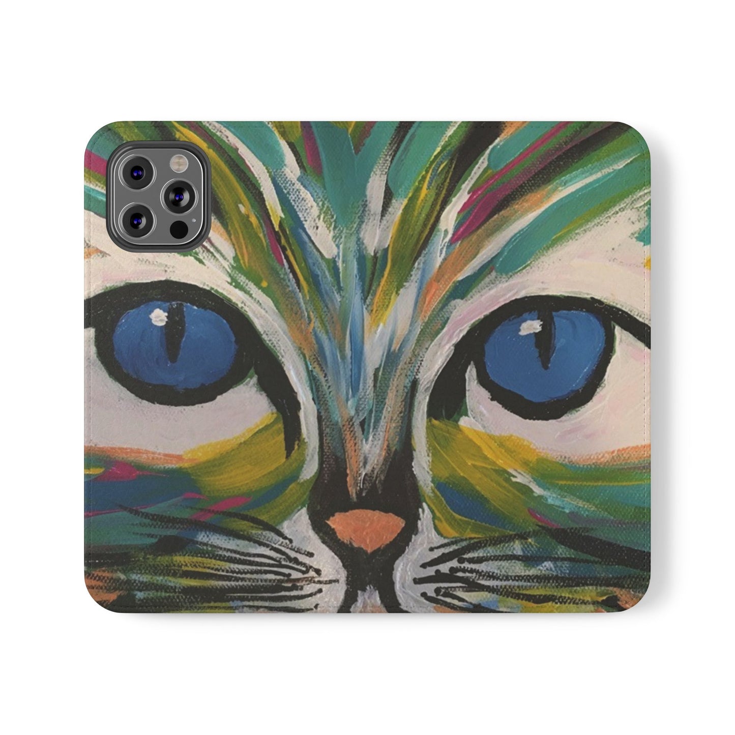 Flip Case-Blue Eyed Cat