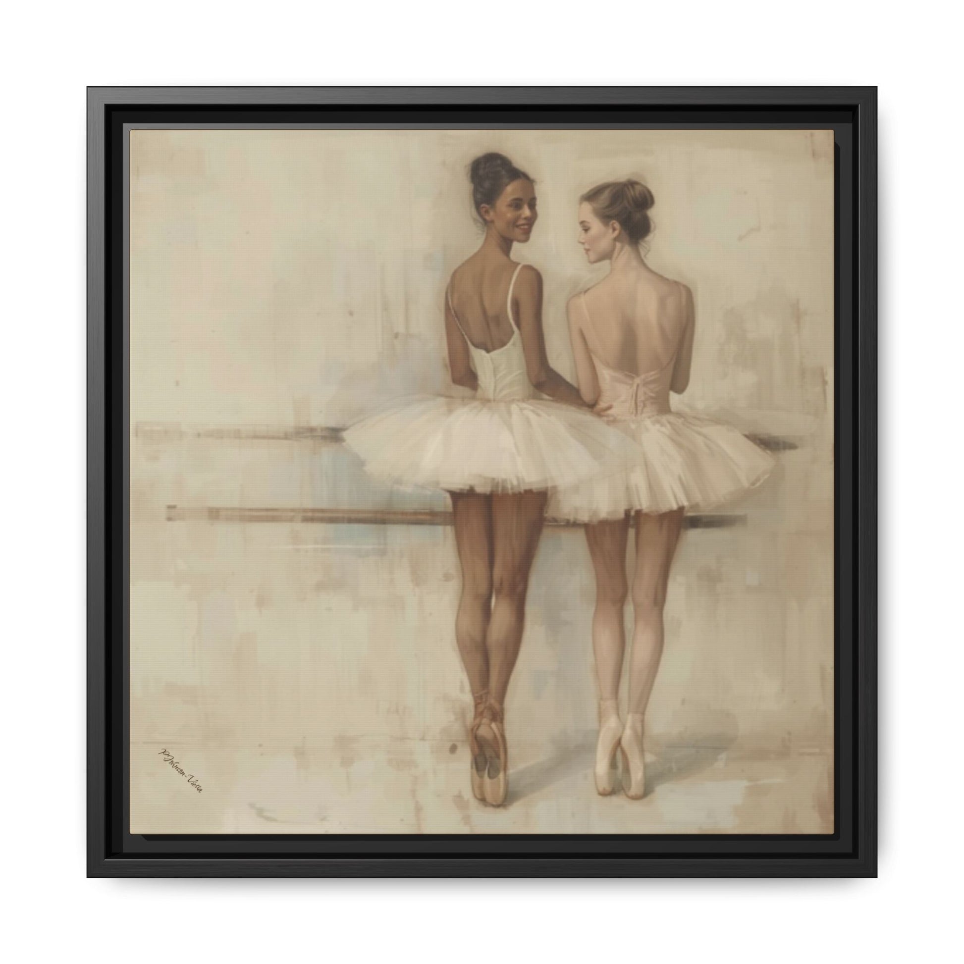 Framed Canvas Print~In the Same Light