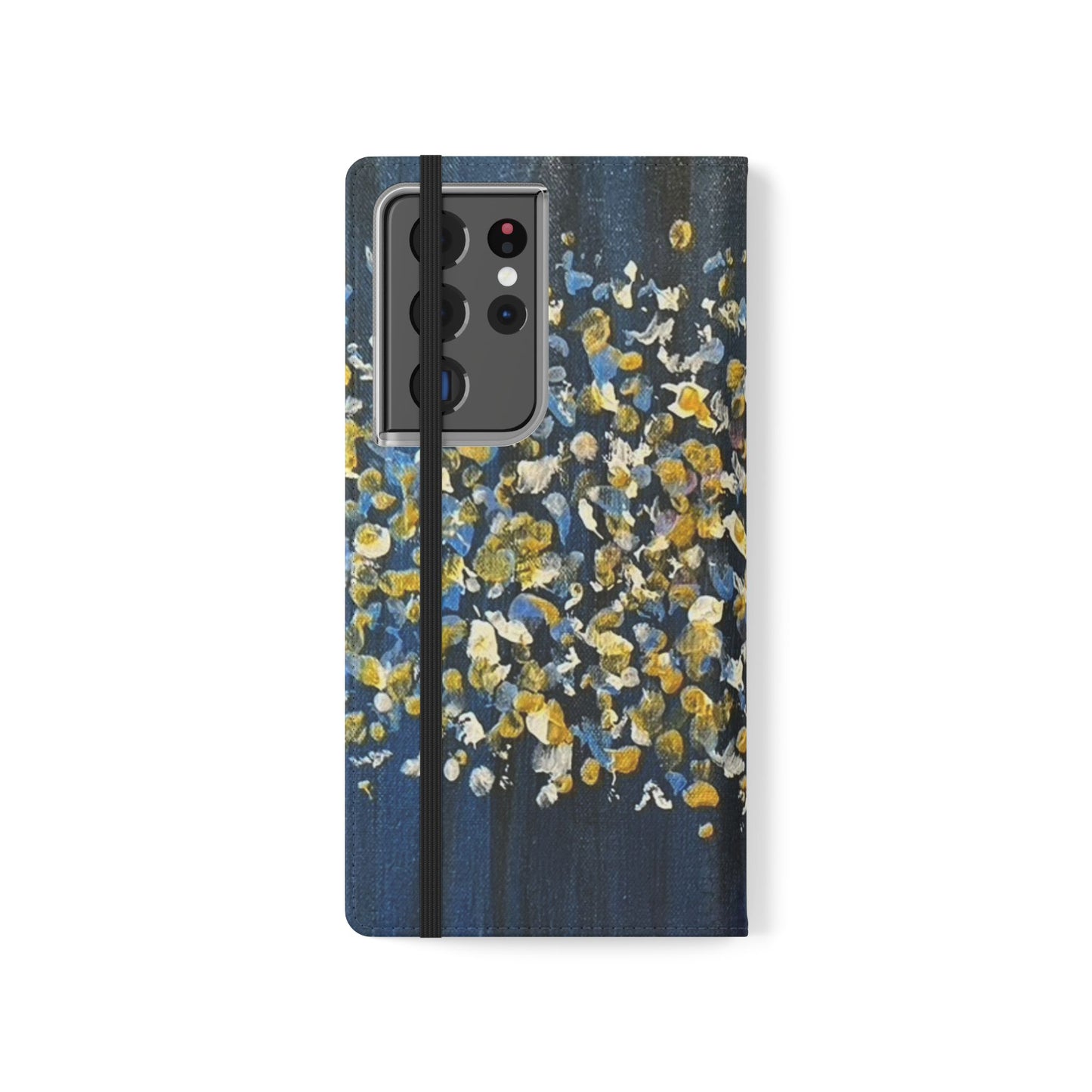 Flip Case-Blue Abstract
