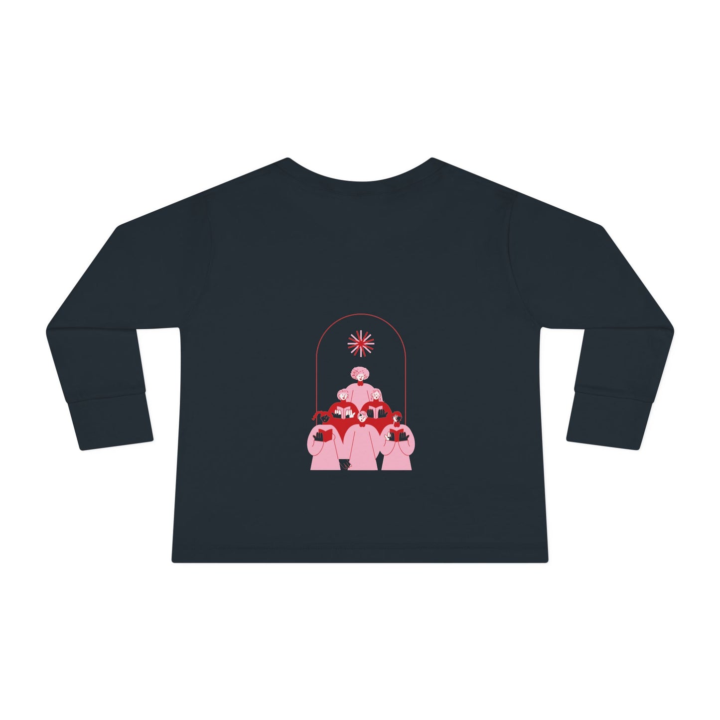 Cute Toddler Long Sleeve Tee ~ Christmas Carols
