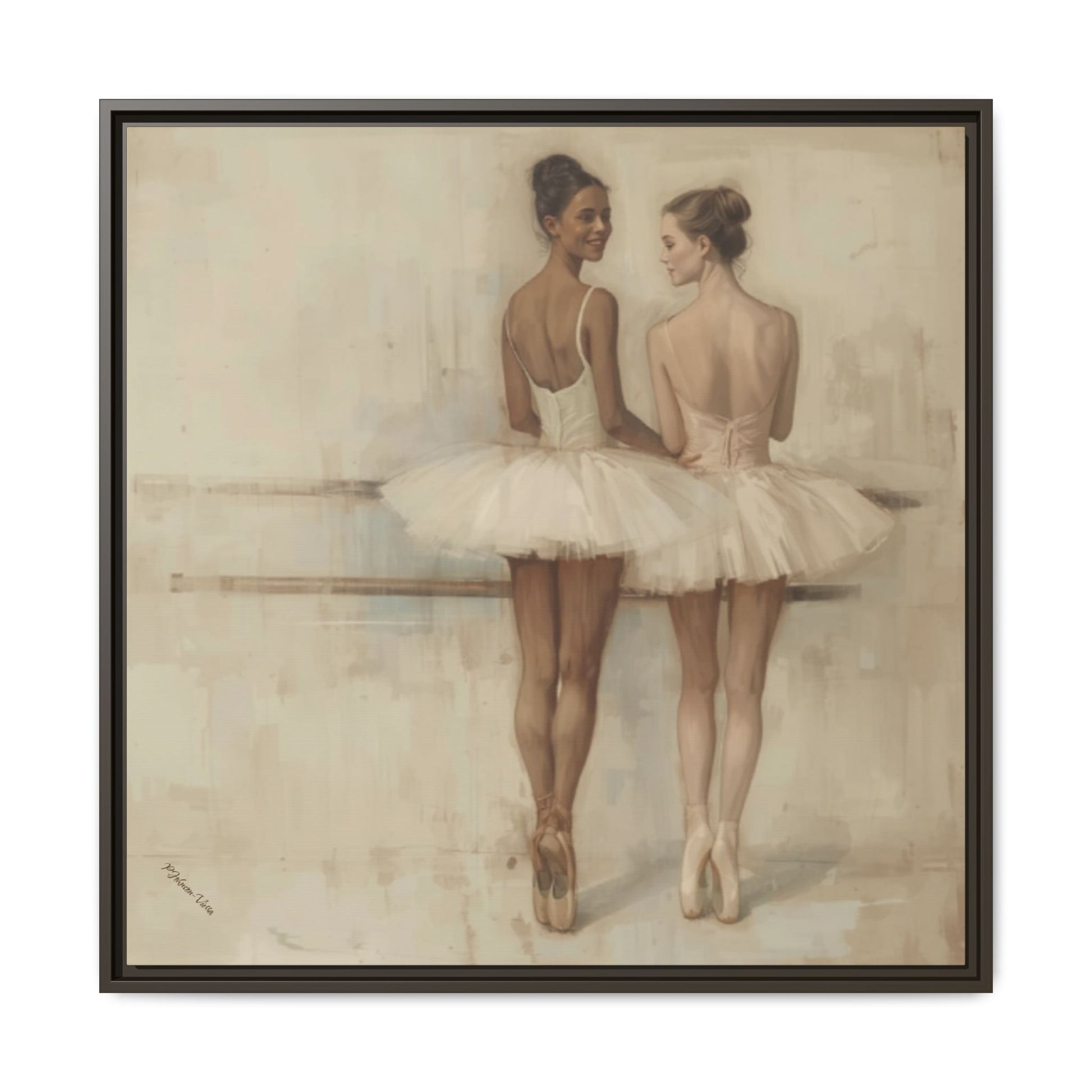 Framed Canvas Print~In the Same Light