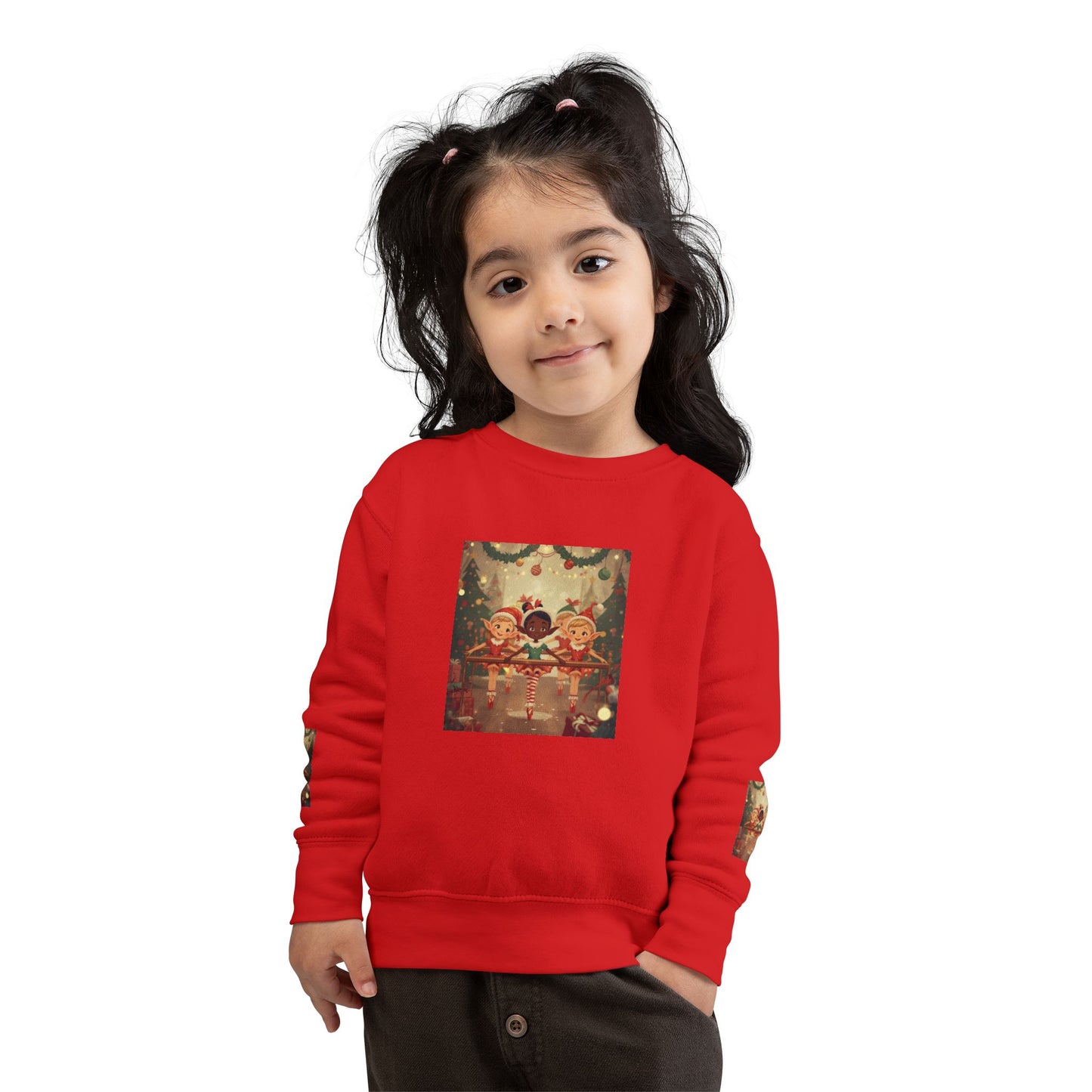 Christmas Elves Toddler Sweatshirt
