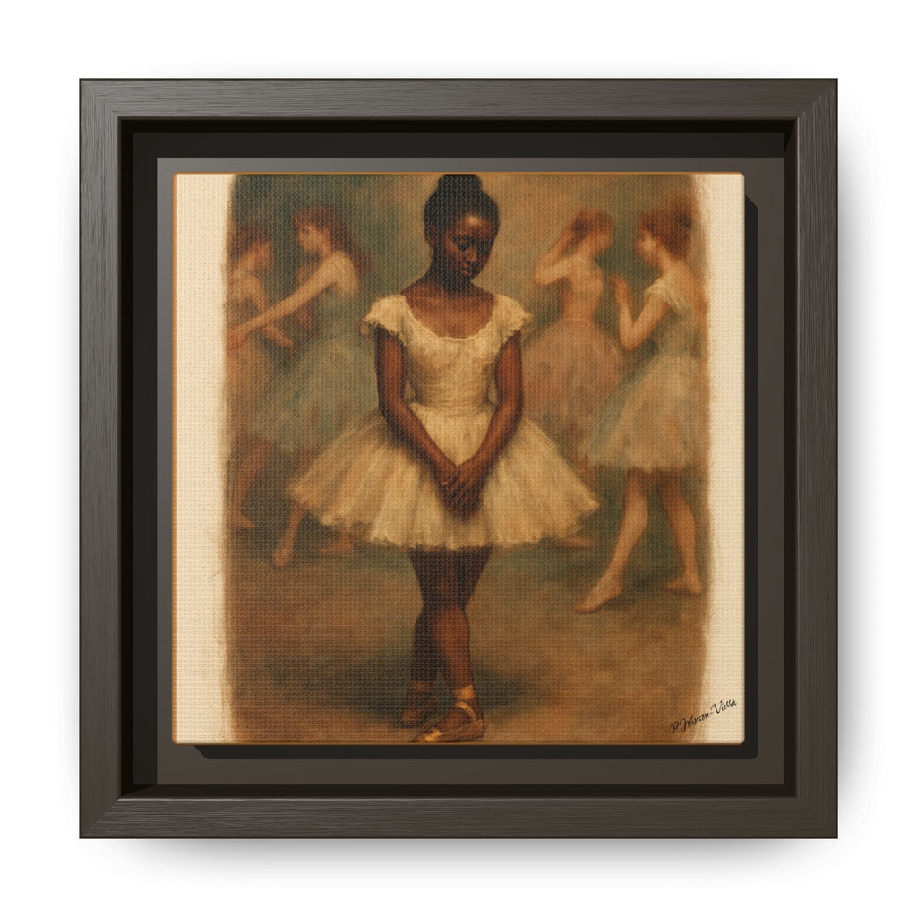 Framed Canvas Print~Ballerina Girl