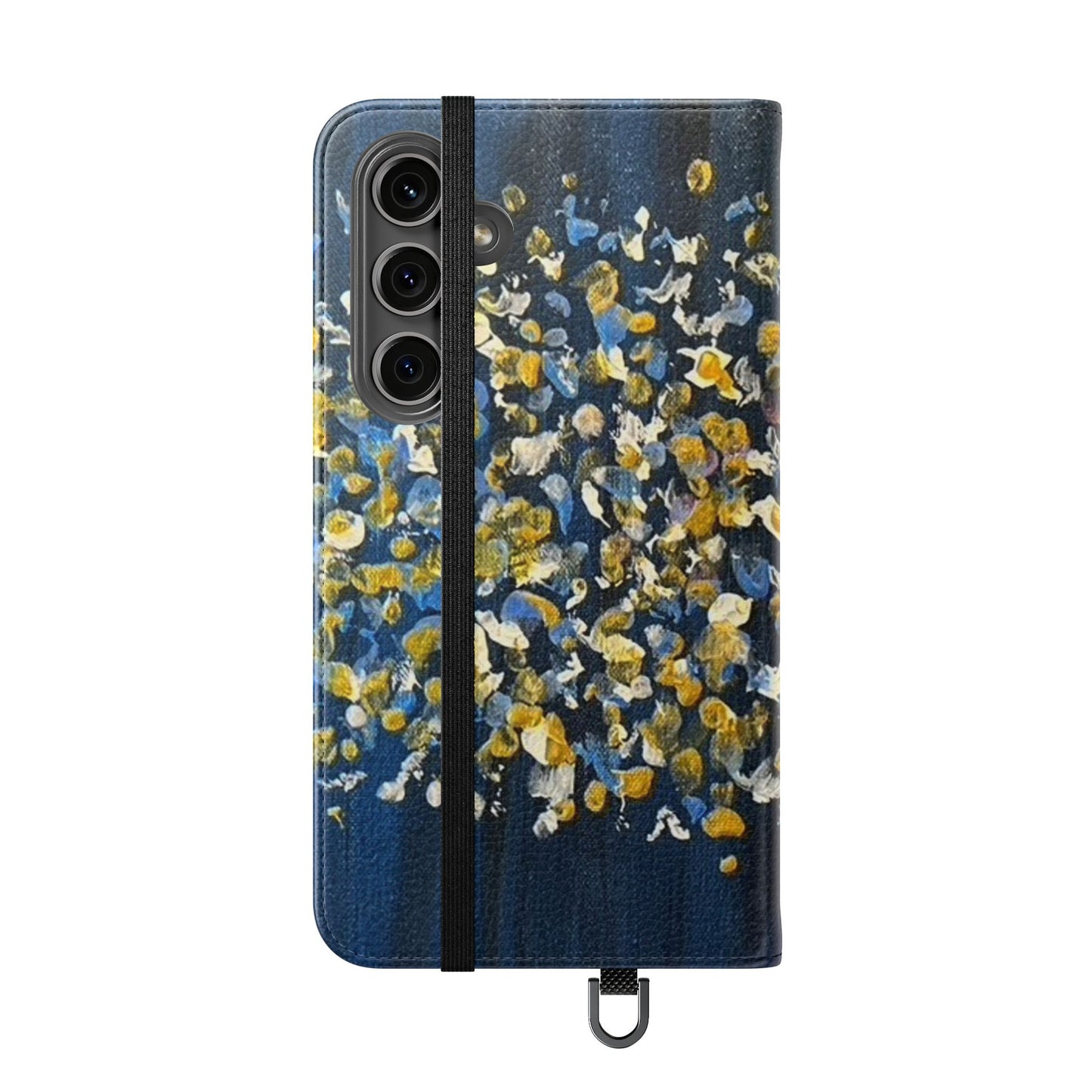Flip Case-Blue Abstract