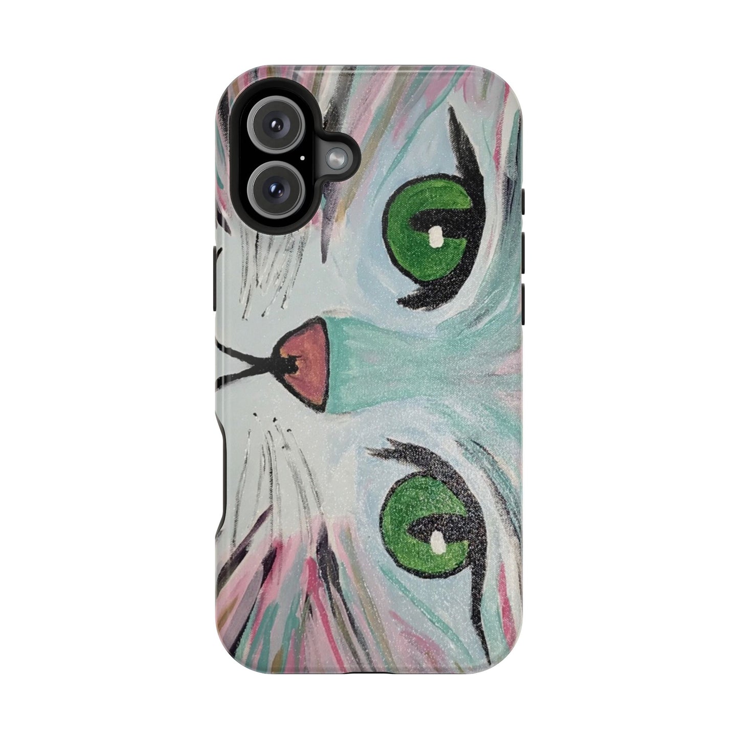 Magnetic Case-Green Eyed Cat