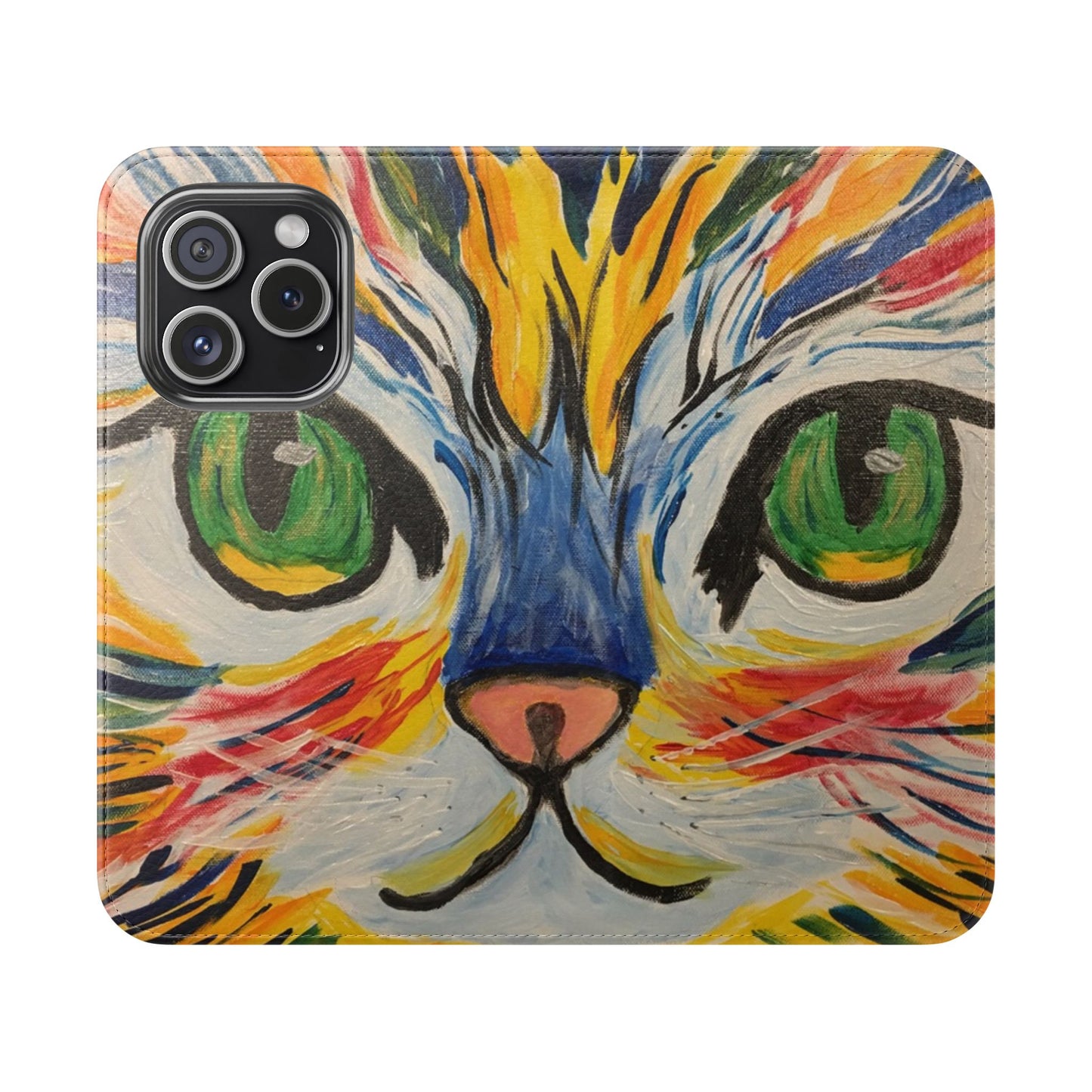 Flip Case-Hazel Eyed Cat
