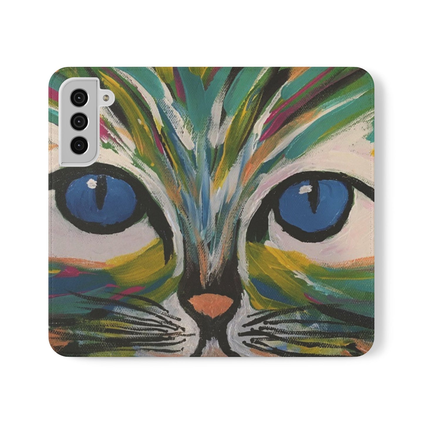 Flip Case-Blue Eyed Cat