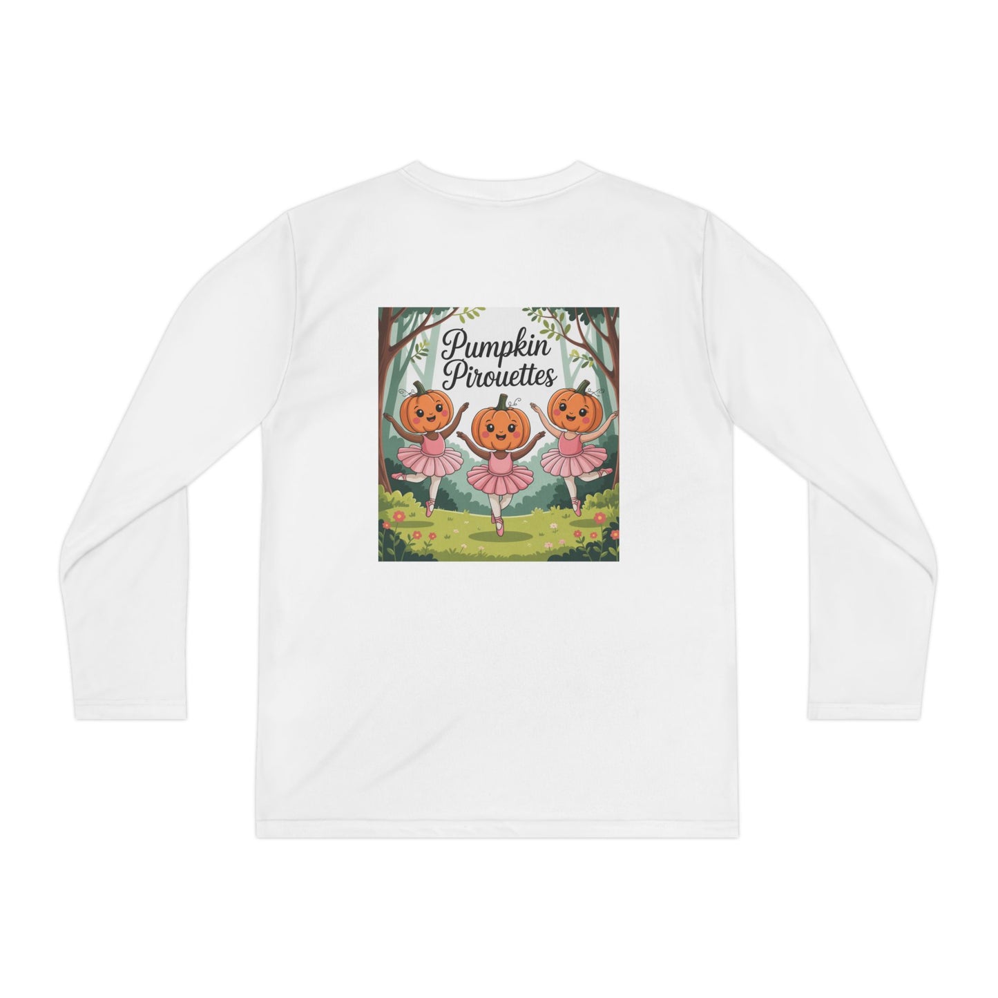 Girl's Long Sleeve Pumpkin Tee