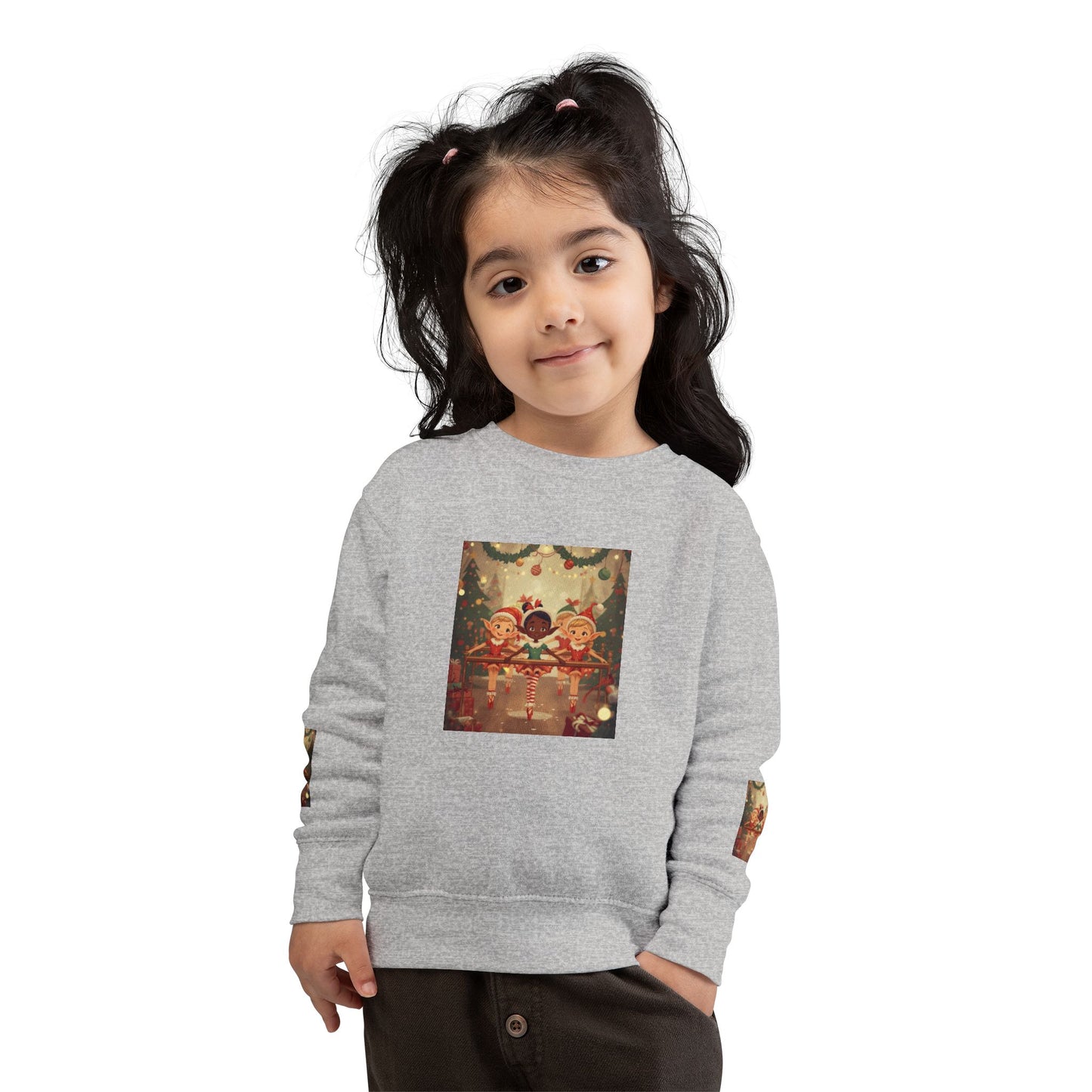 Christmas Elves Toddler Sweatshirt