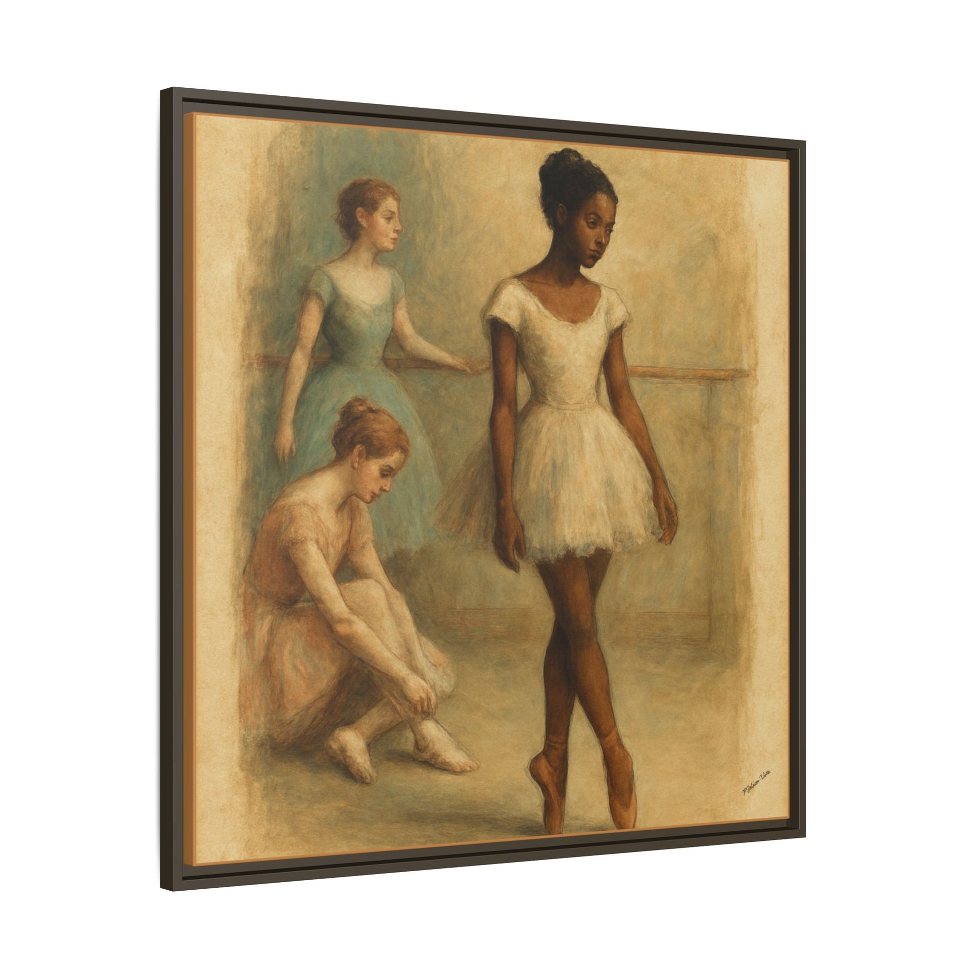 Framed Canvas Print~The Soloist