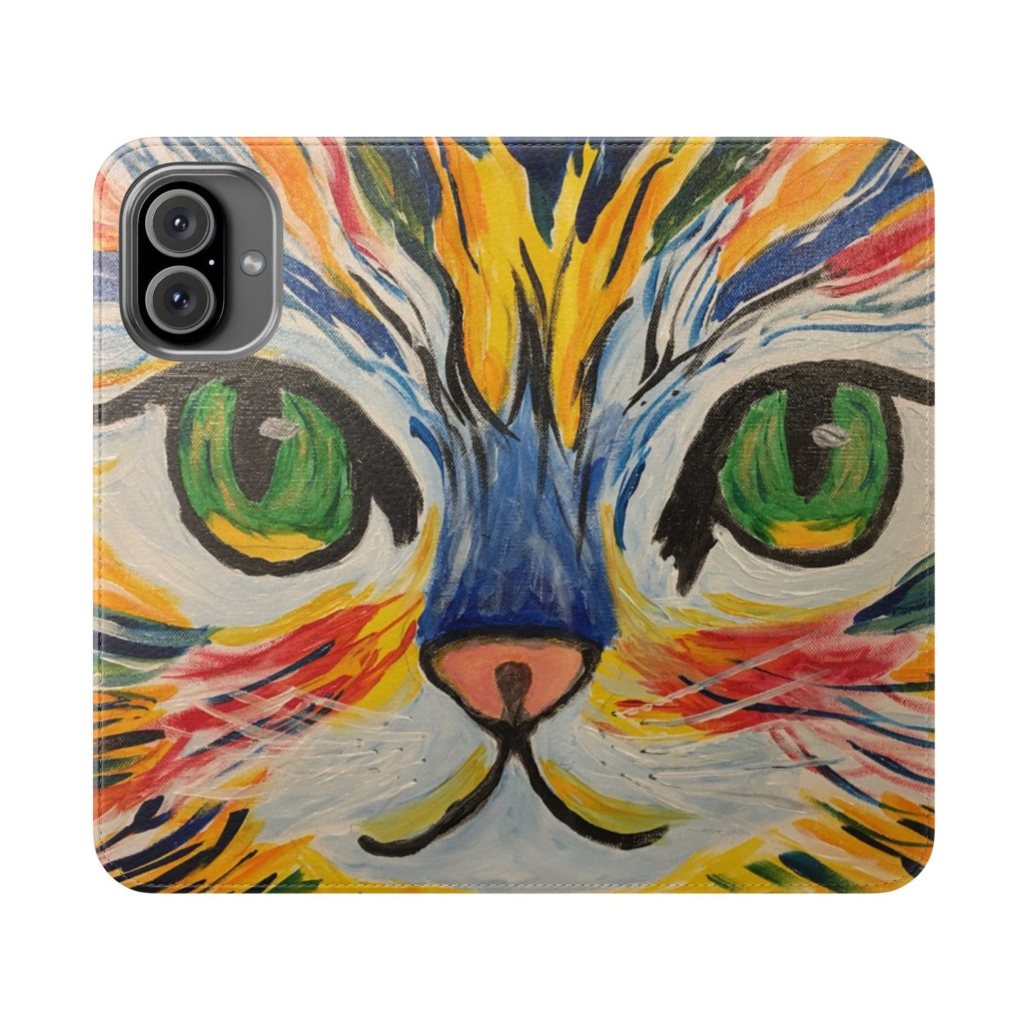 Flip Case-Hazel Eyed Cat