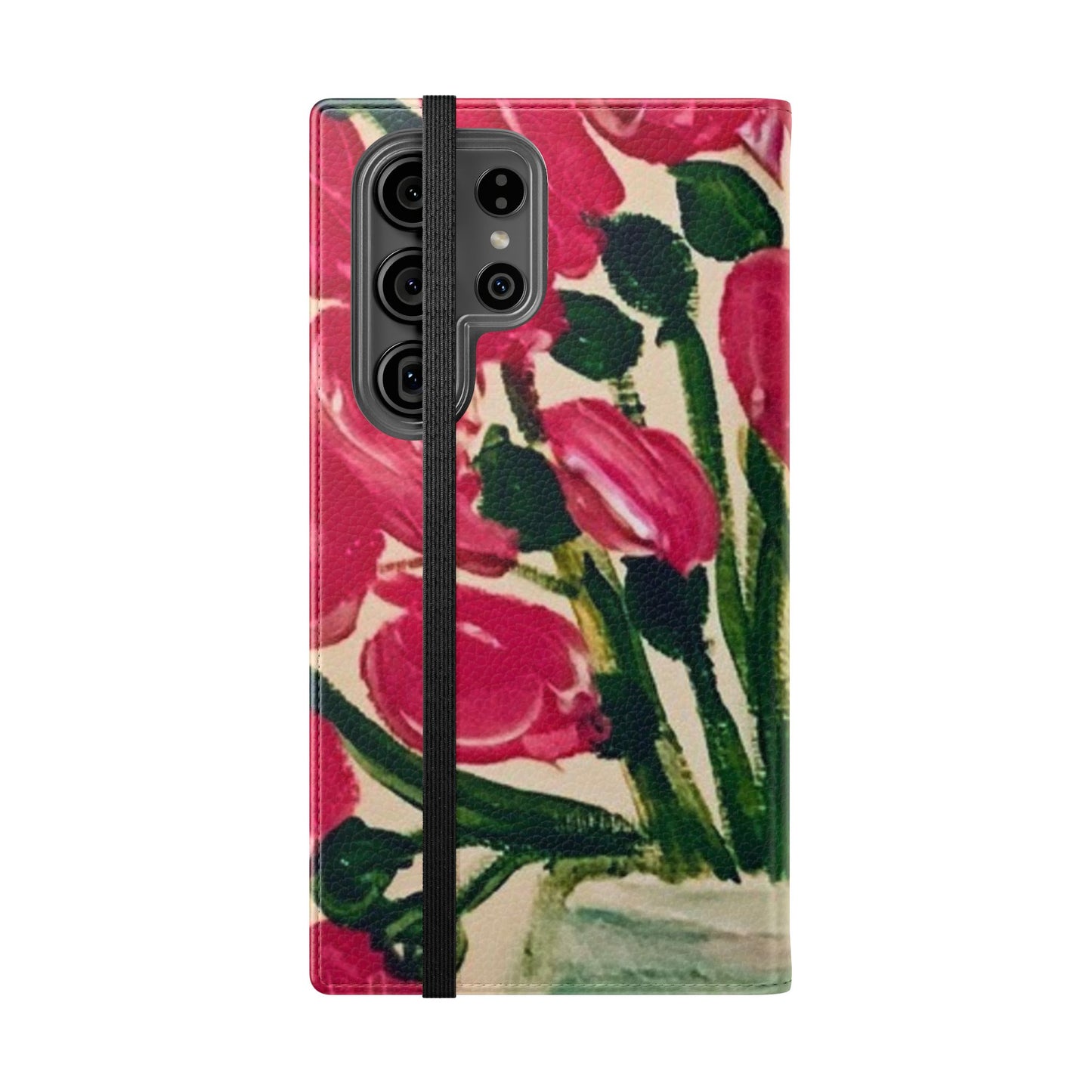 Flip Case-Pink Tulips