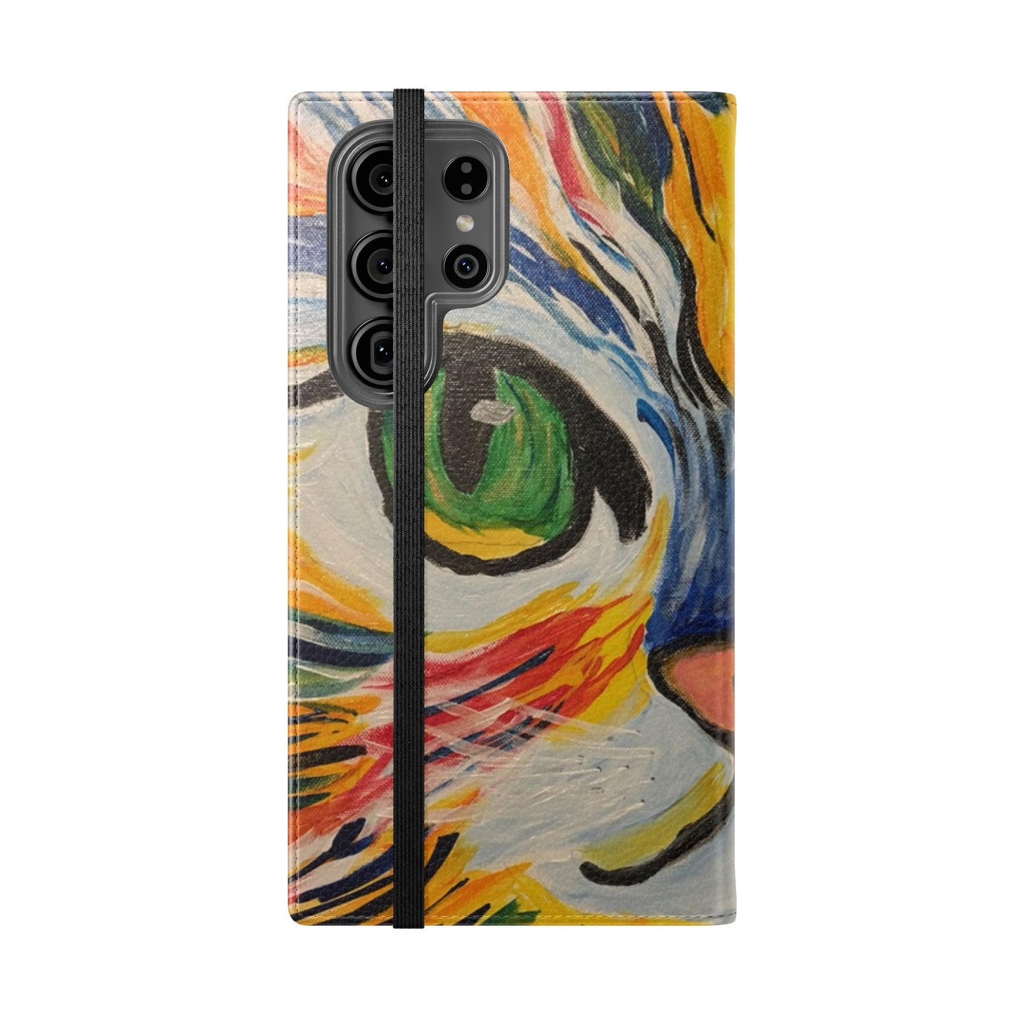 Flip Case-Hazel Eyed Cat
