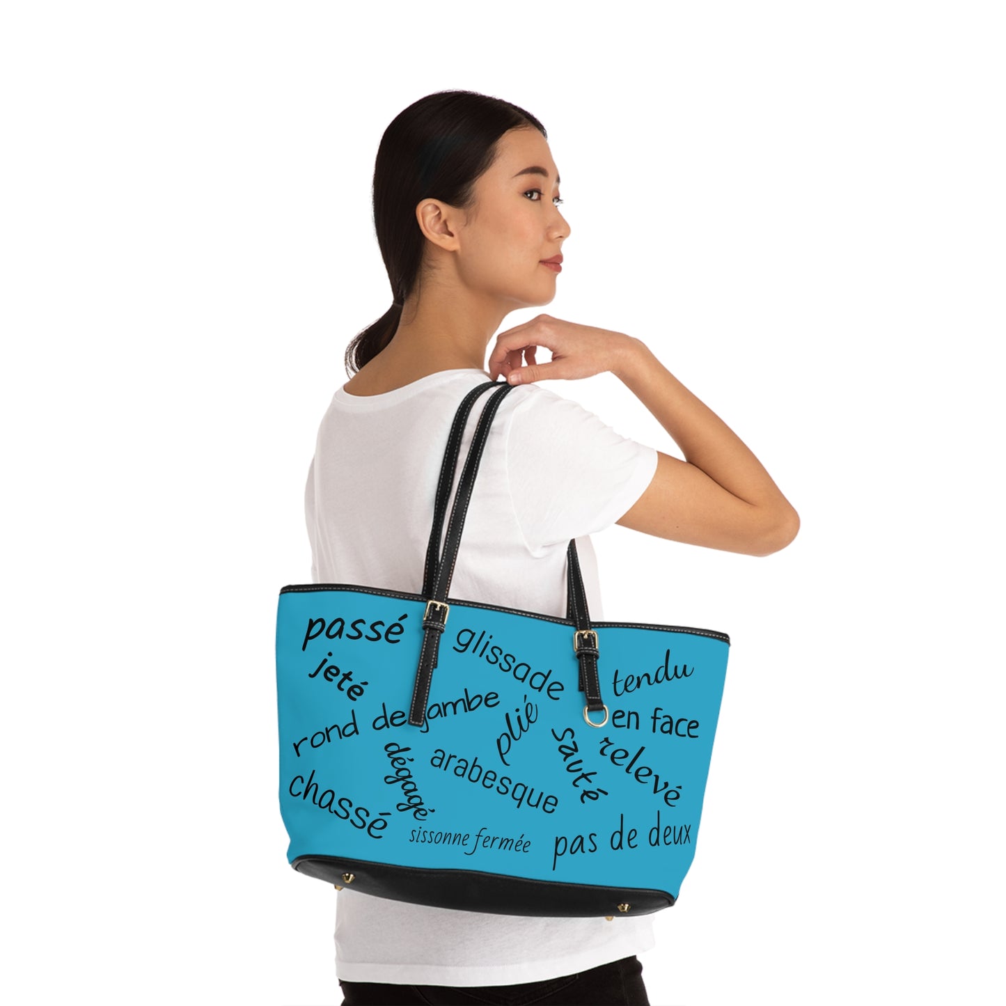 Chic Ballet Shoulder Bag (Turquoise)