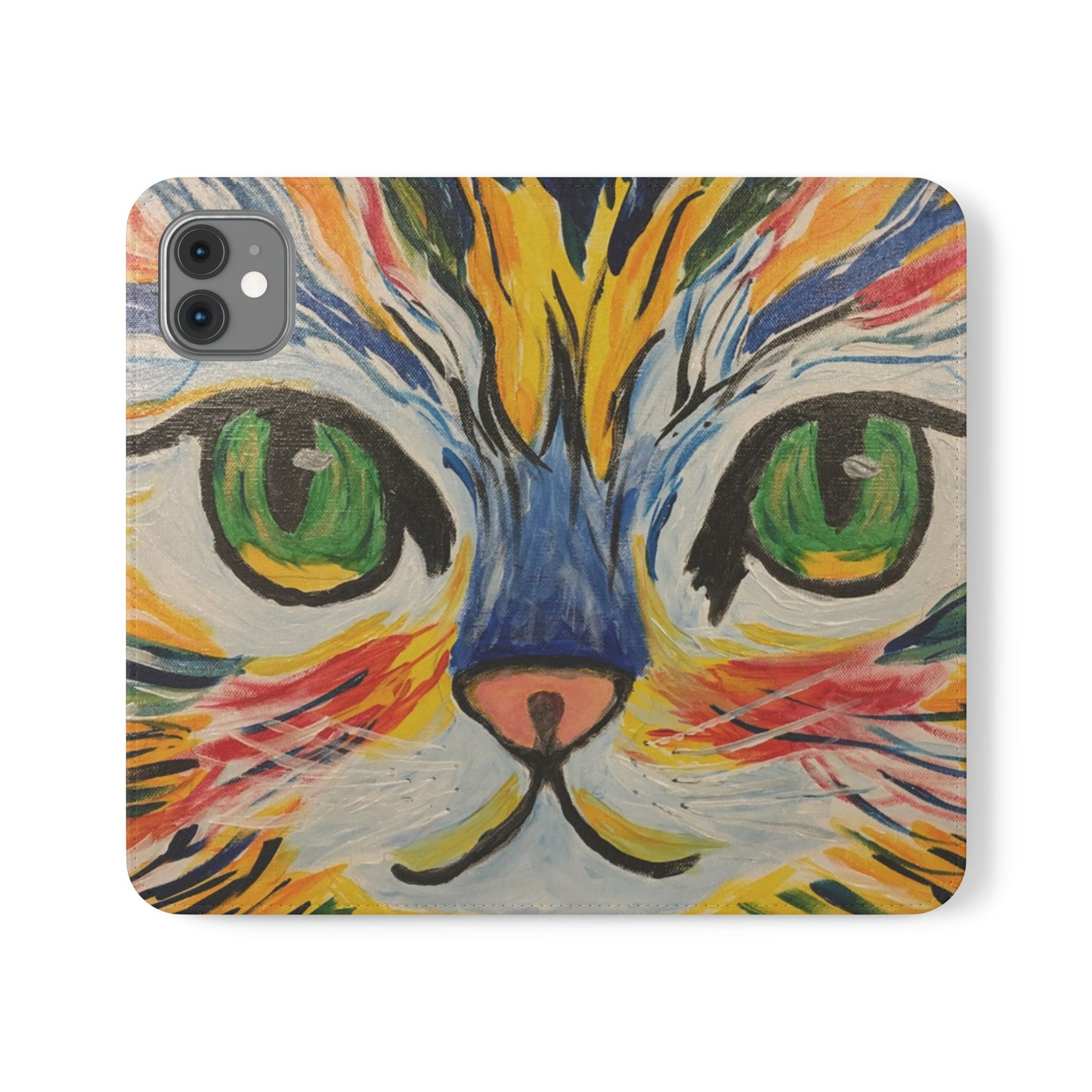 Flip Case-Hazel Eyed Cat