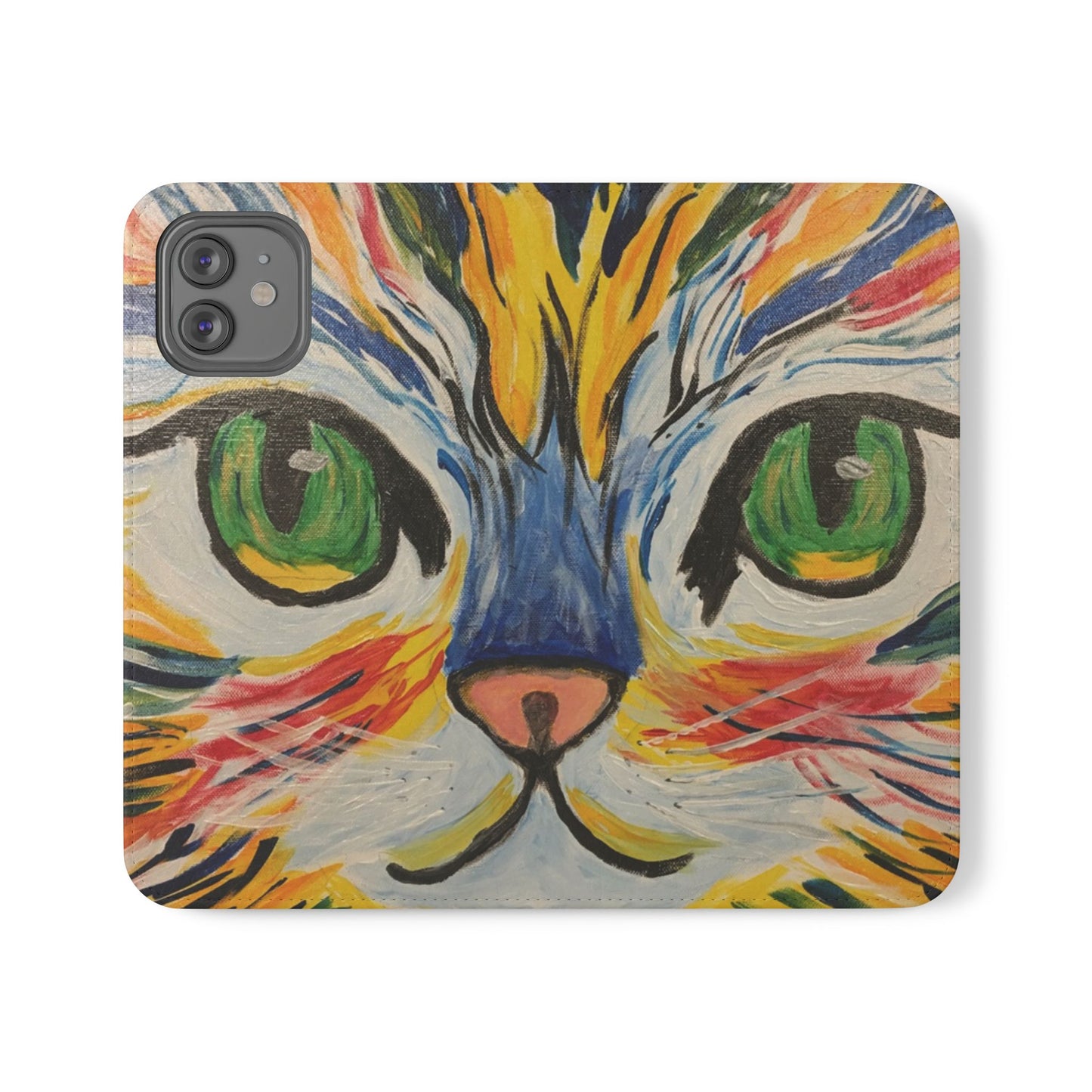 Flip Case-Hazel Eyed Cat