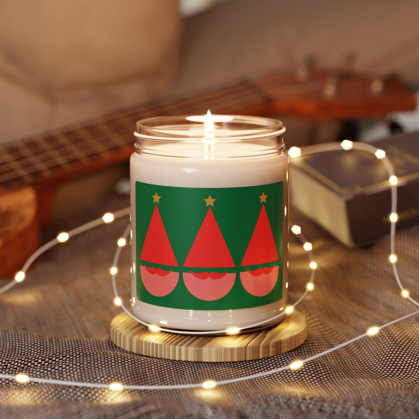 Christmas Santa Trio~Scented Soy Candle